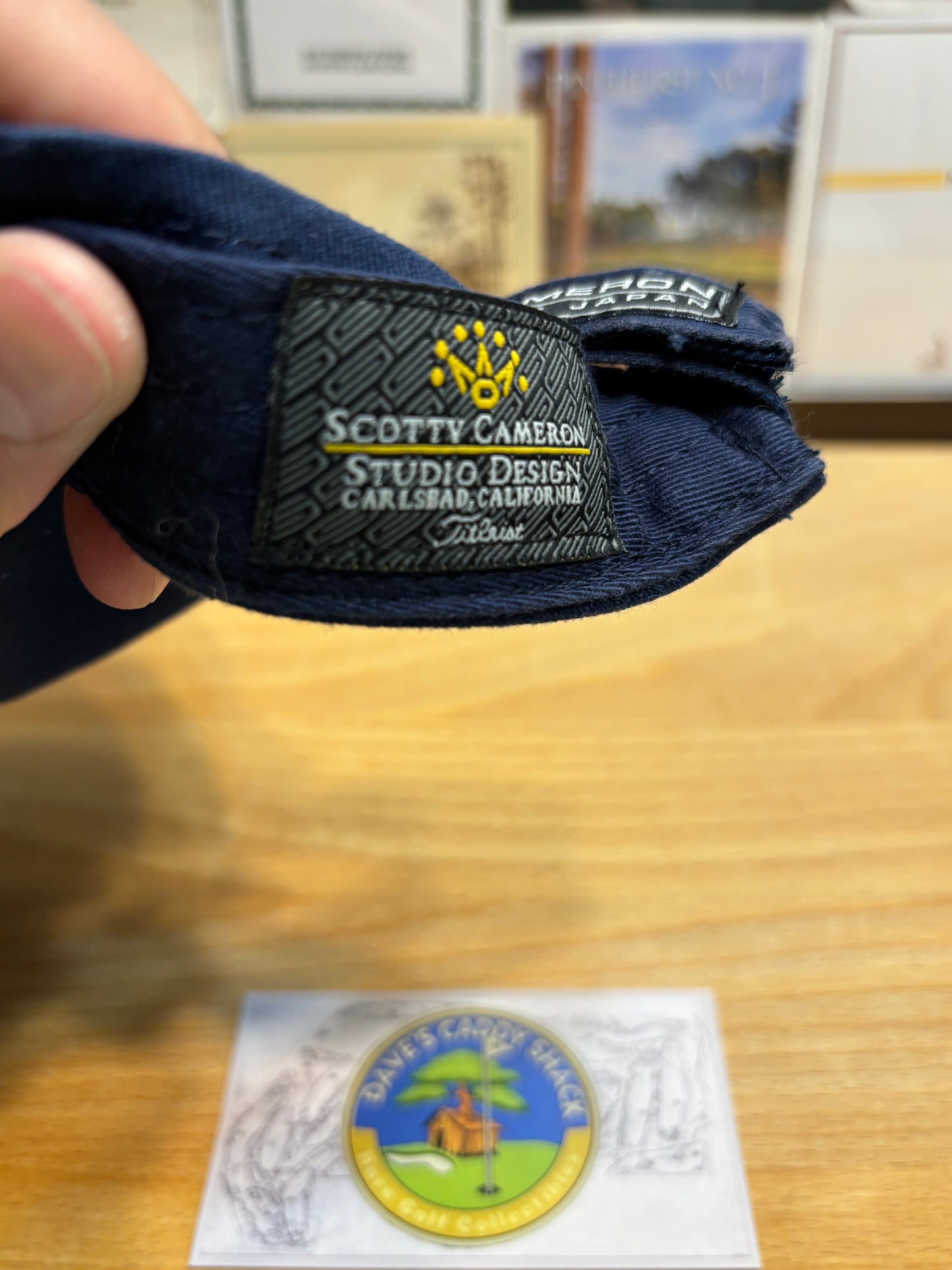 2000s Scotty Cameron Japan Museum & Gallery Visor Navy
