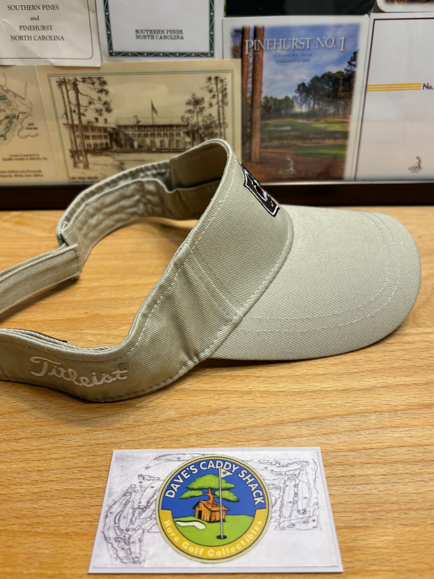 2000s Scotty Cameron Japan Museum & Gallery Visor Beige