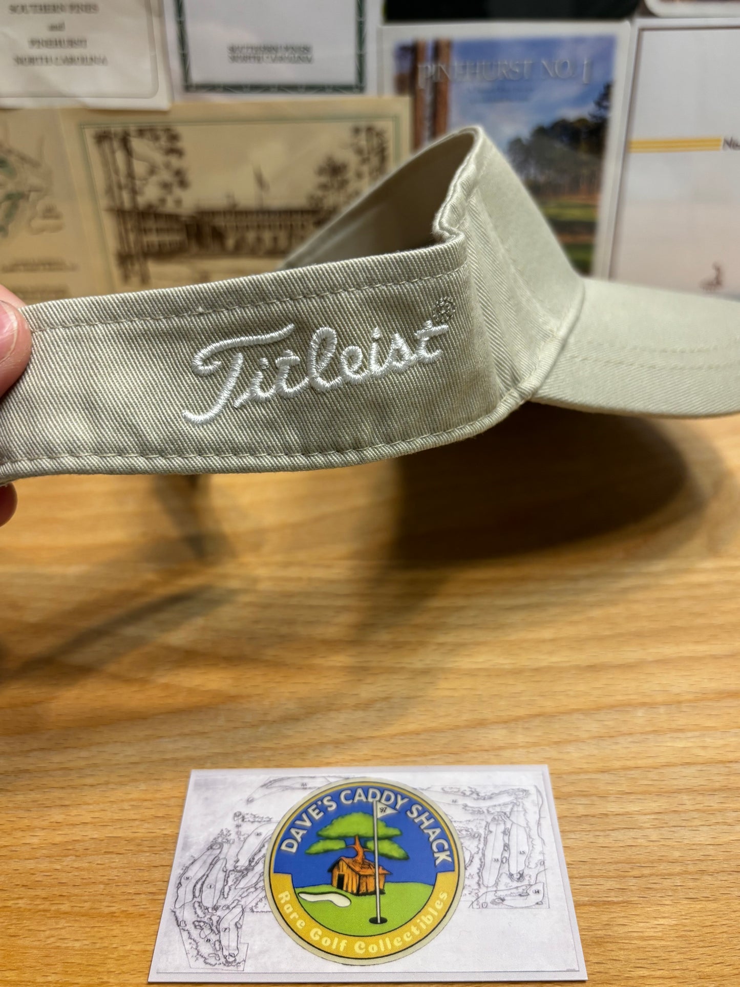 2000s Scotty Cameron Japan Museum & Gallery Visor Beige