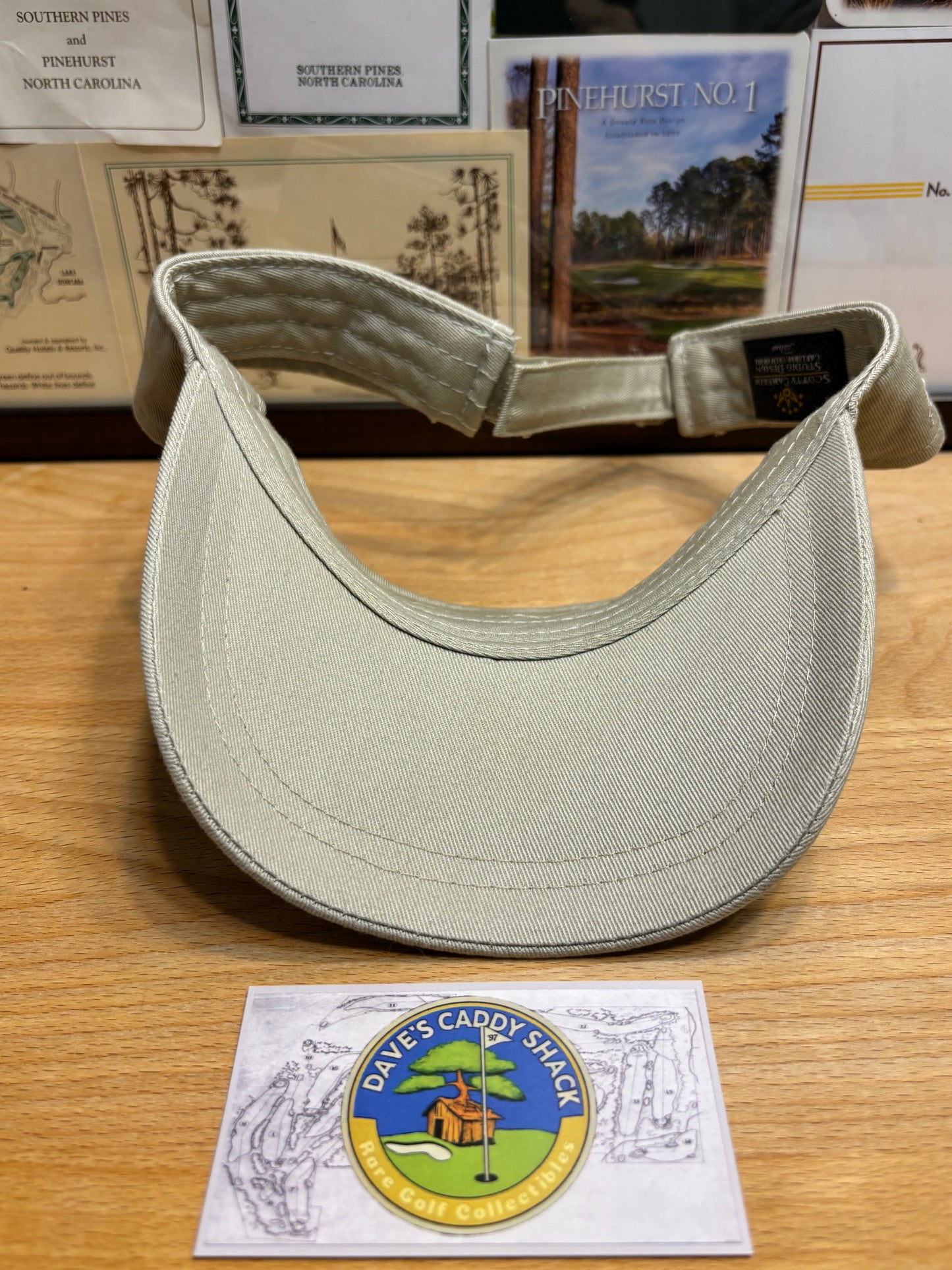 2000s Scotty Cameron Japan Museum & Gallery Visor Beige