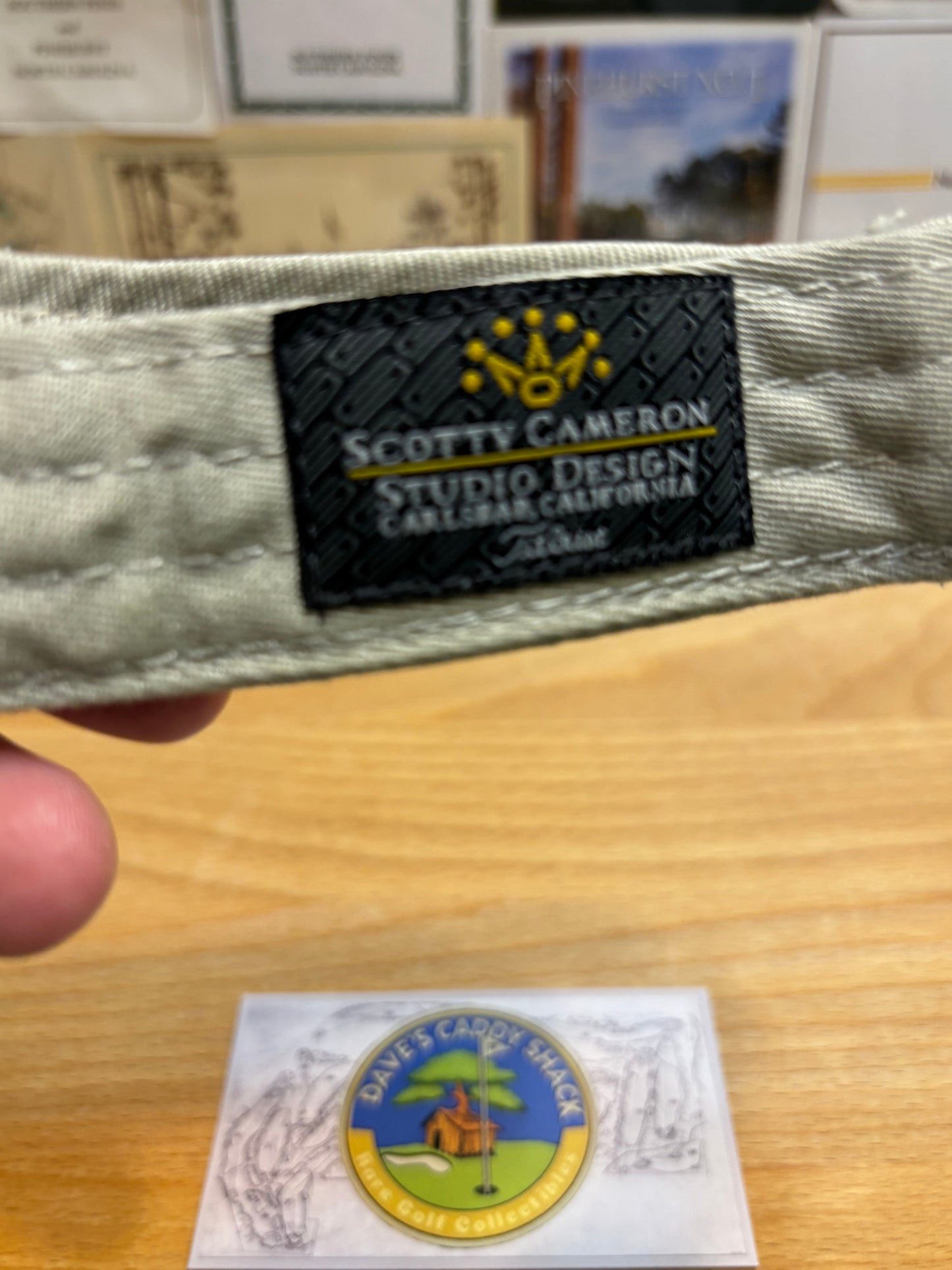 2000s Scotty Cameron Japan Museum & Gallery Visor Beige