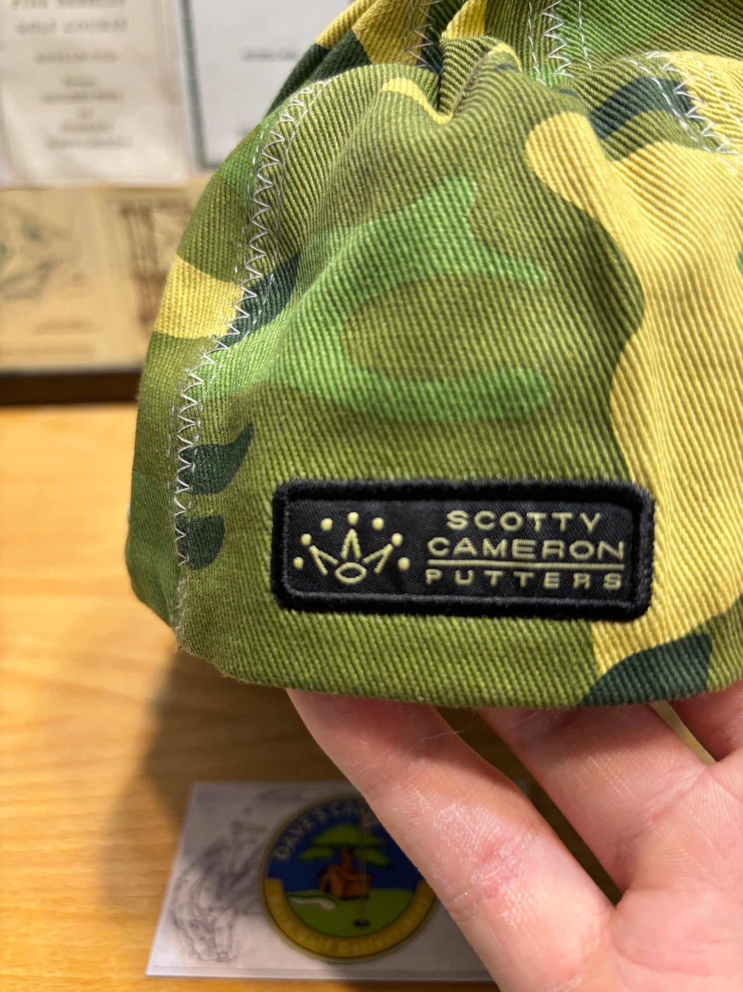 2000s  Scotty Cameron Crown Logo/Dog Camo Hat