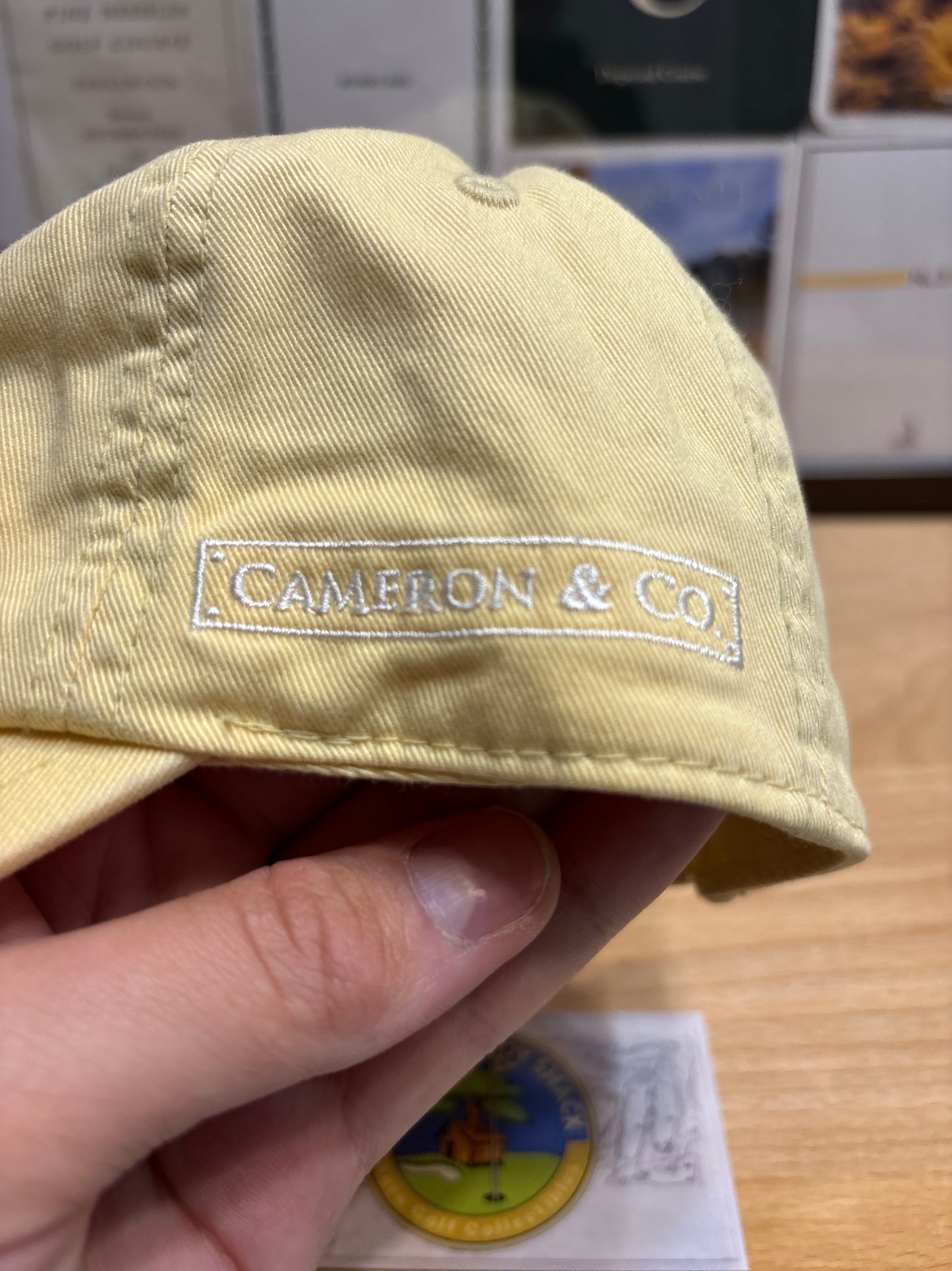 2000s Scotty Cameron Cameron & Co Tiffany Hat Yellow
