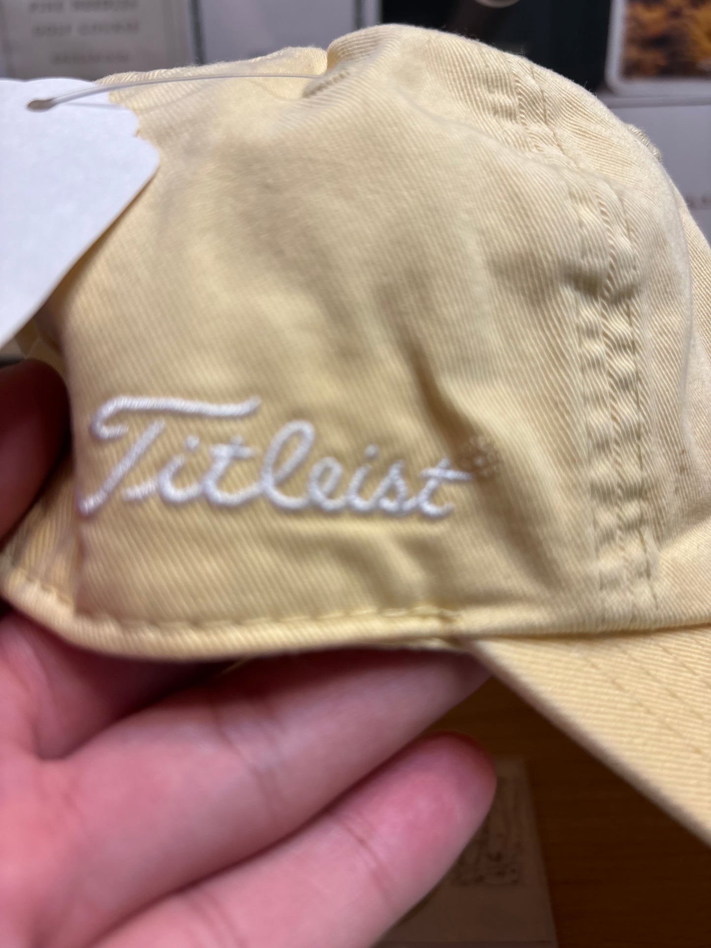 2000s Scotty Cameron Cameron & Co Tiffany Hat Yellow