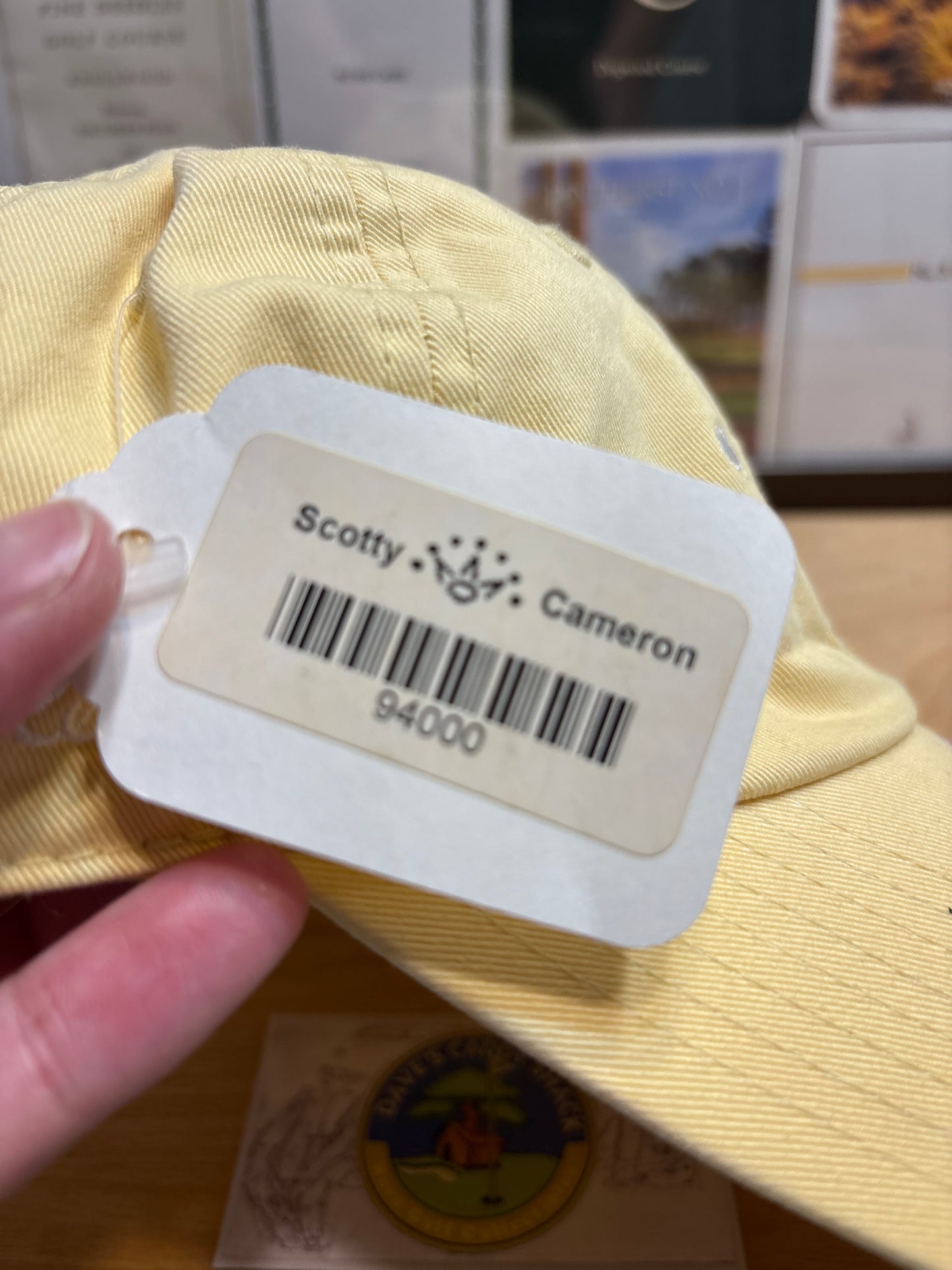 2000s Scotty Cameron Cameron & Co Tiffany Hat Yellow