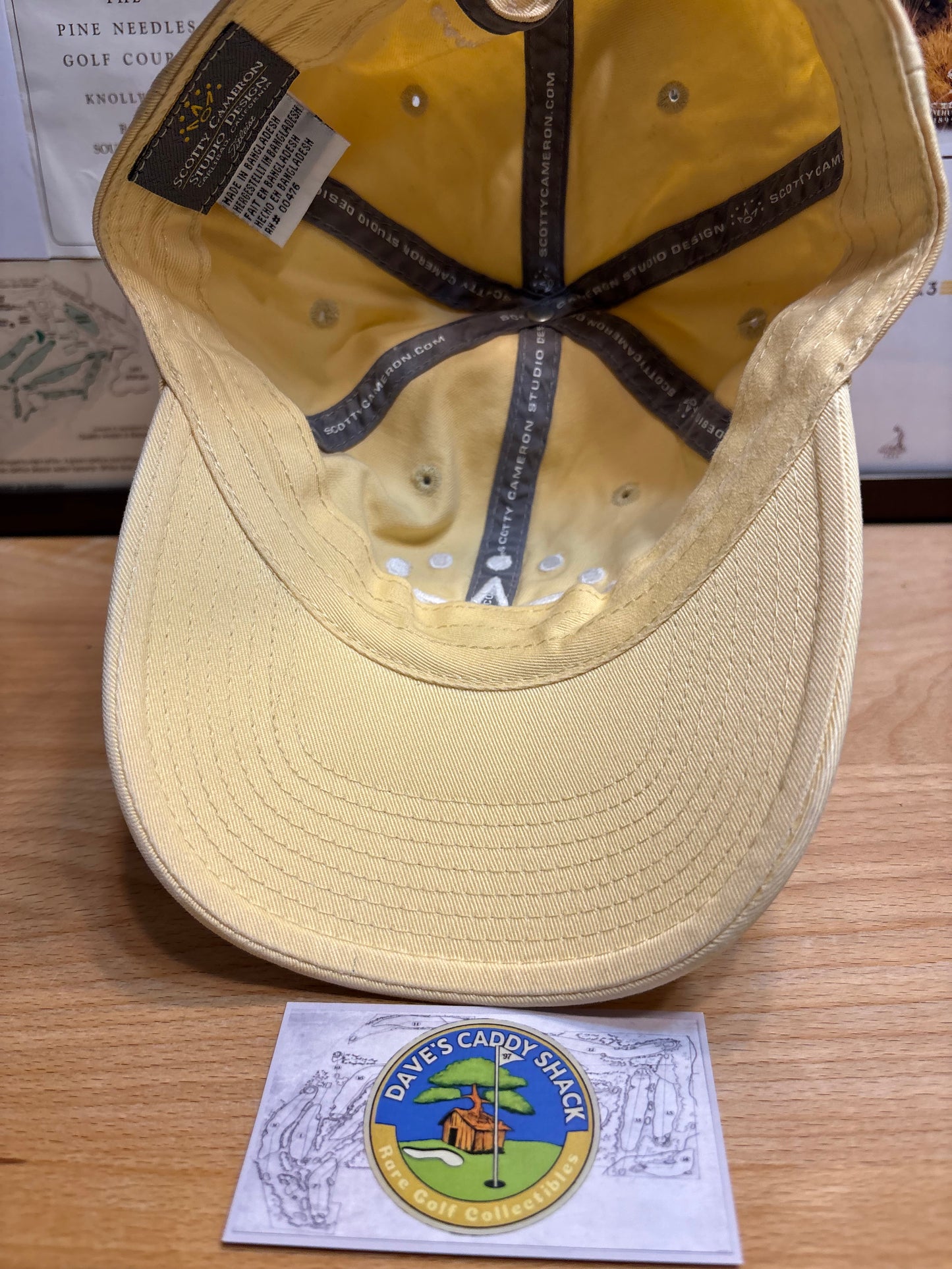 2000s Scotty Cameron Cameron & Co Tiffany Hat Yellow