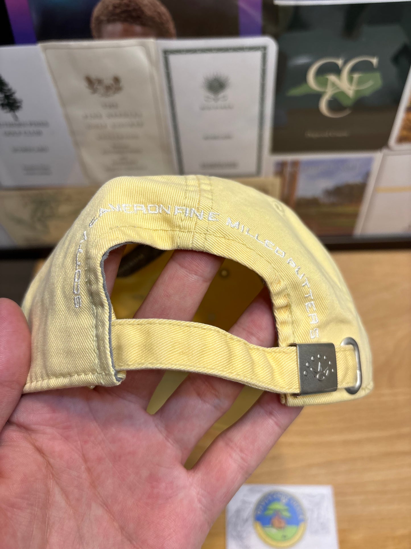 2000s Scotty Cameron Cameron & Co Tiffany Hat Yellow