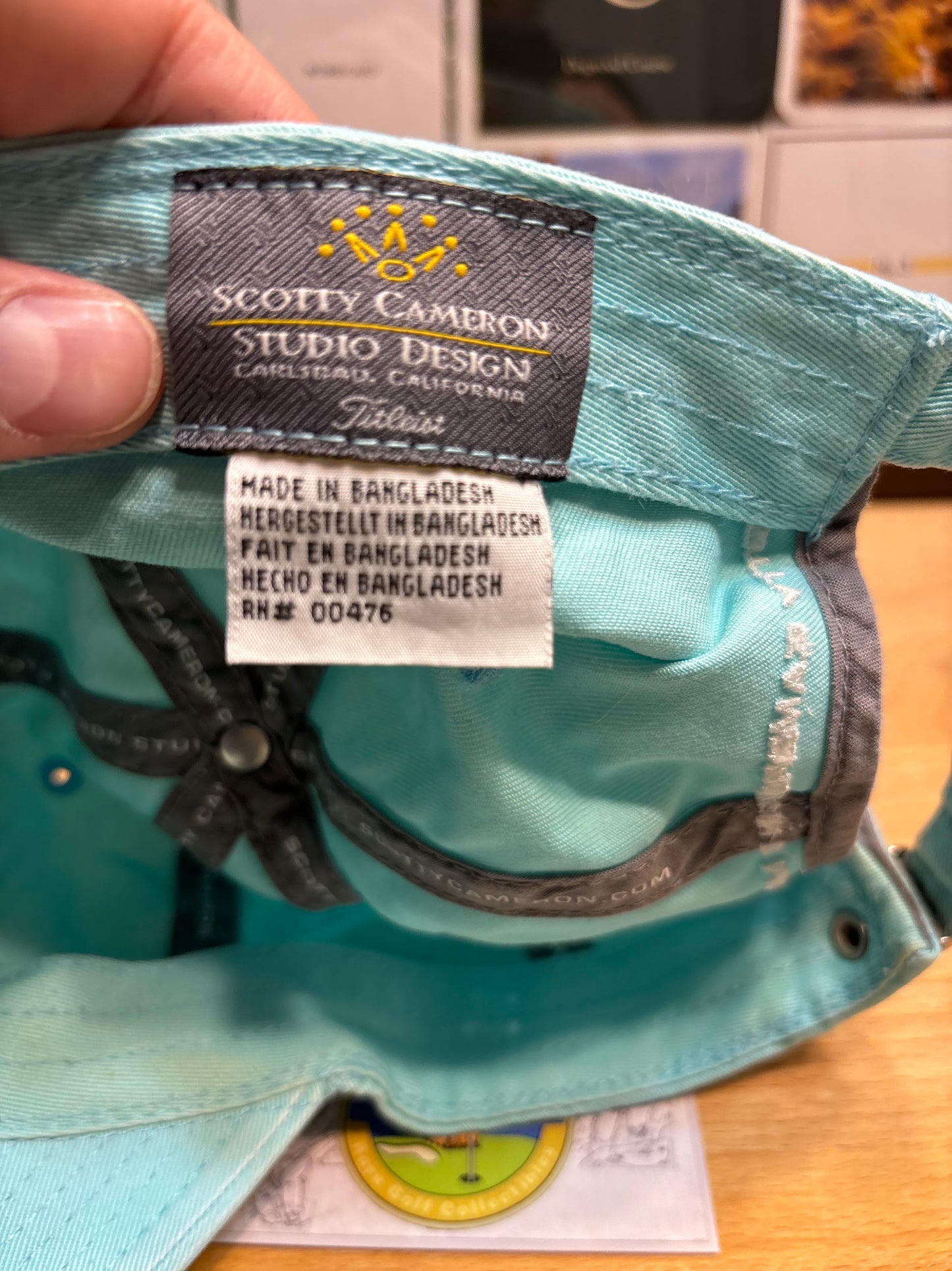 2000s Scotty Cameron Cameron & Co Tiffany Blue Hat