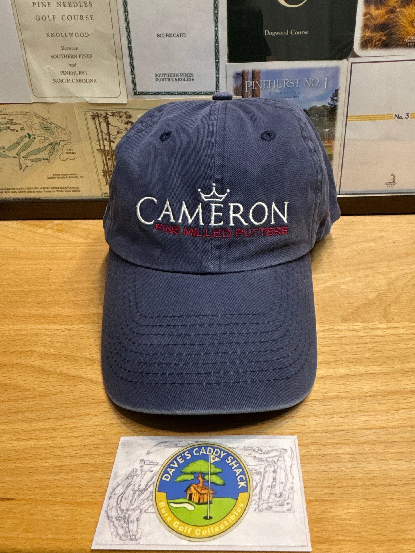 2000s Scotty Cameron Fine Milled Putters Crown Hat Navy