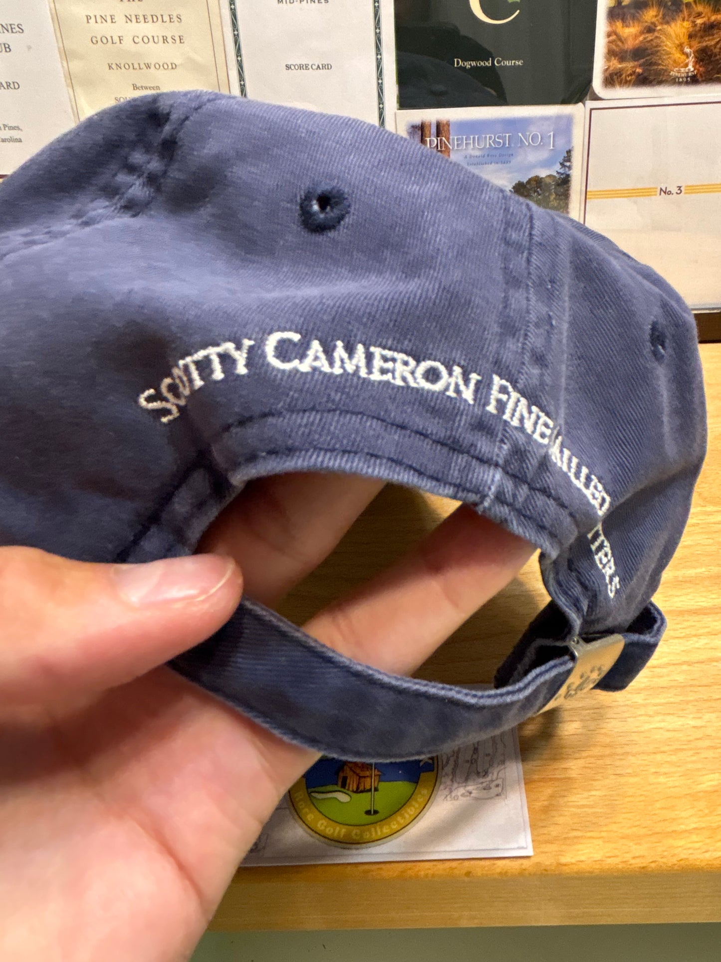 2000s Scotty Cameron Fine Milled Putters Crown Hat Navy