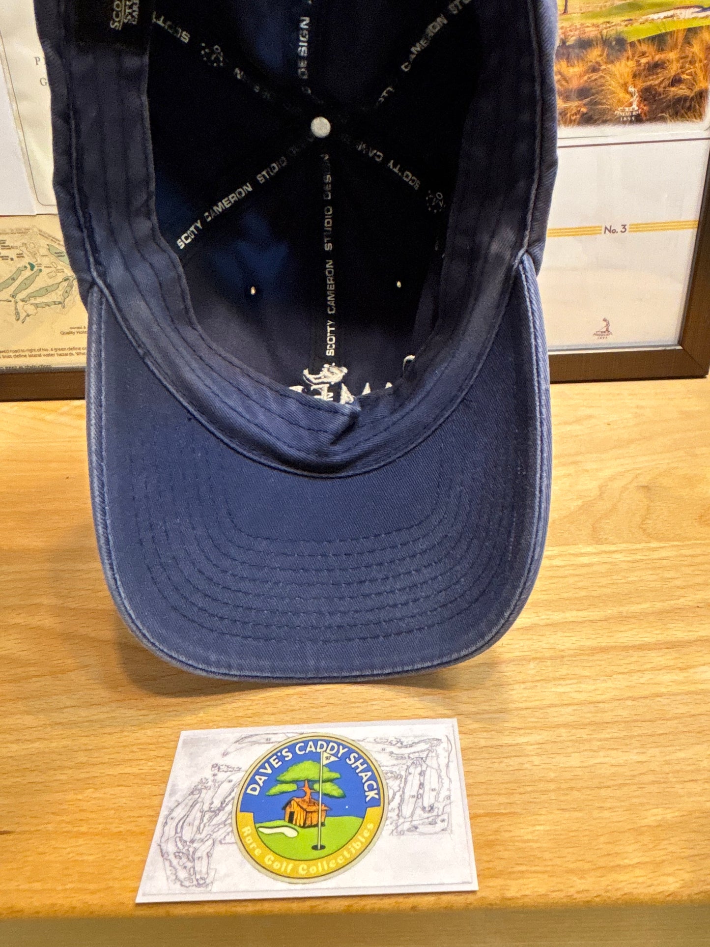 2000s Scotty Cameron Fine Milled Putters Crown Hat Navy