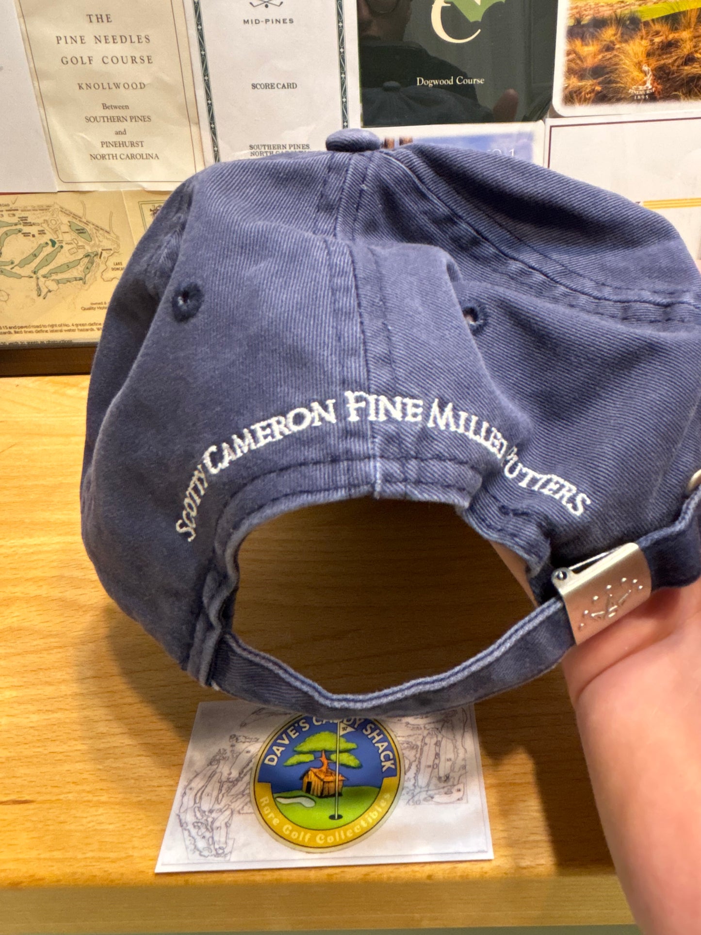 2000s Scotty Cameron Fine Milled Putters Crown Hat Navy