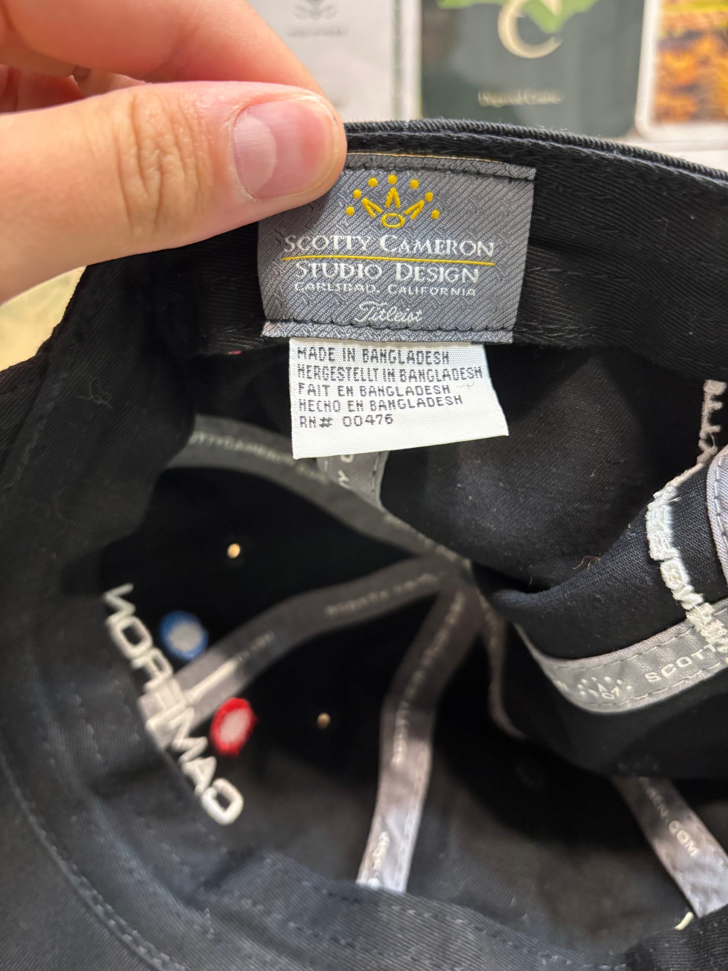 2000s Scotty Cameron Studio Style Hat Black