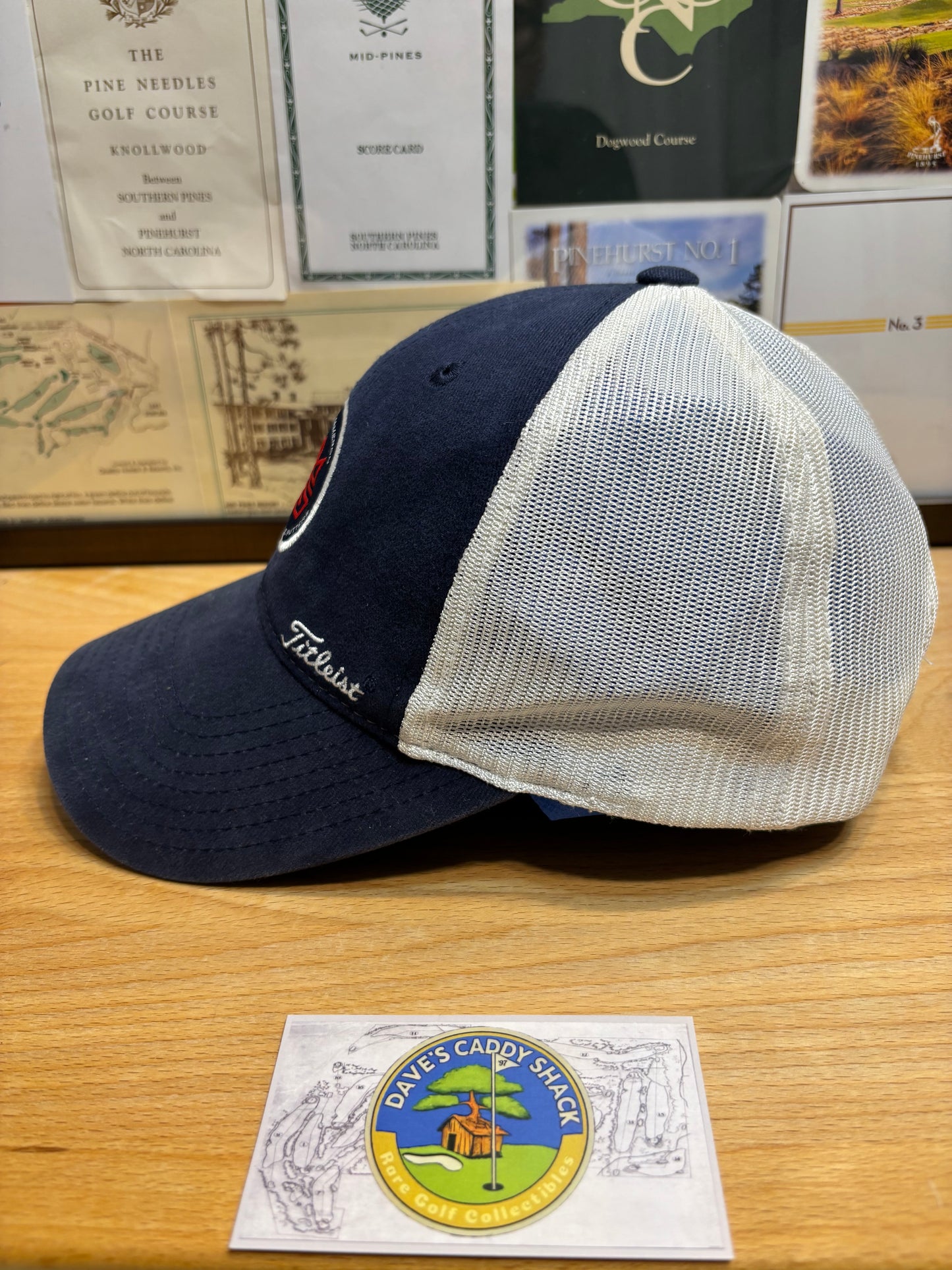 2000s Scotty Cameron Custom Shop Logo Mesh Hat Navy