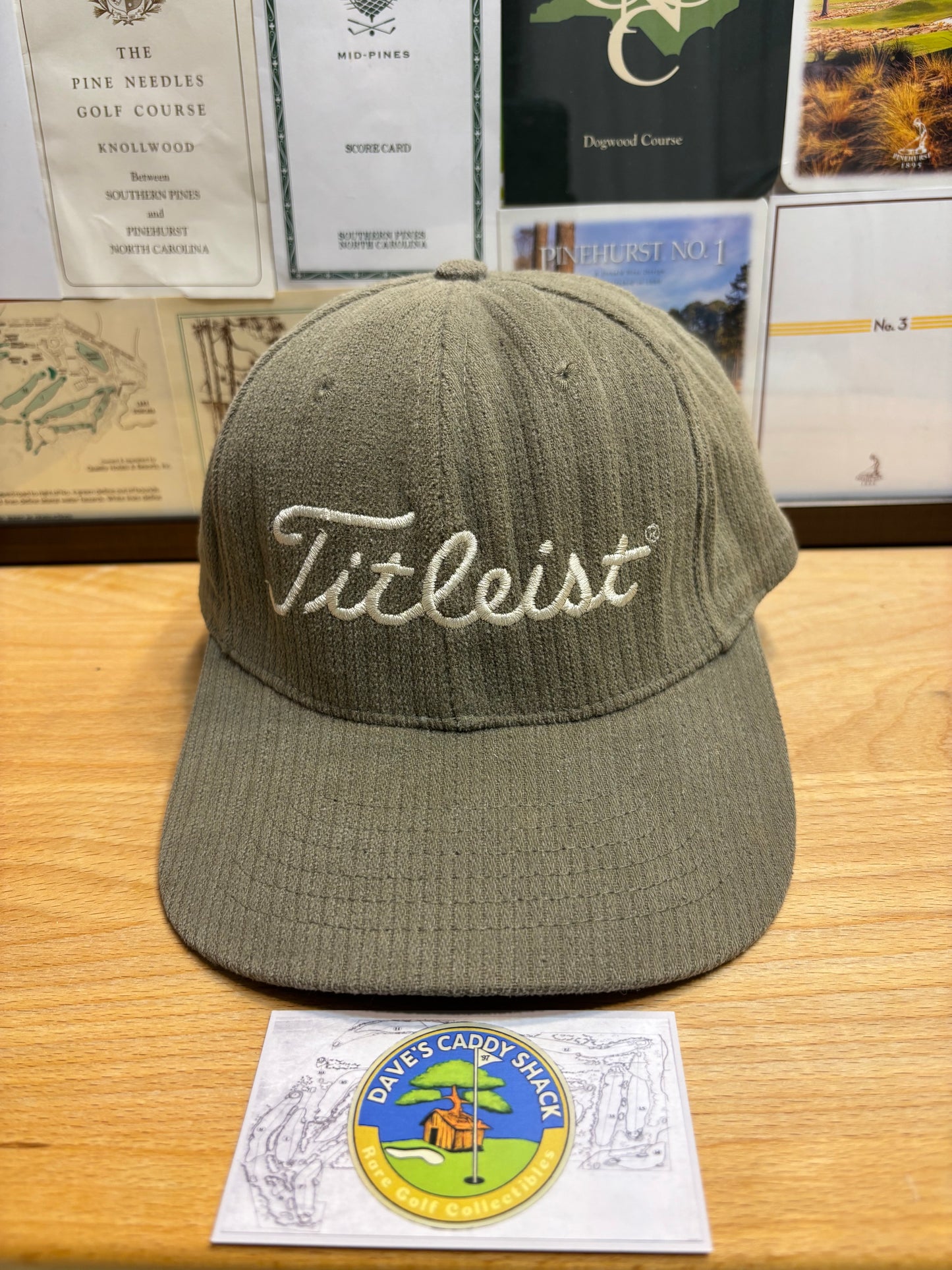 1990s Vintage Titleist Scotty Cameron The Art of Putting Script Hat Green