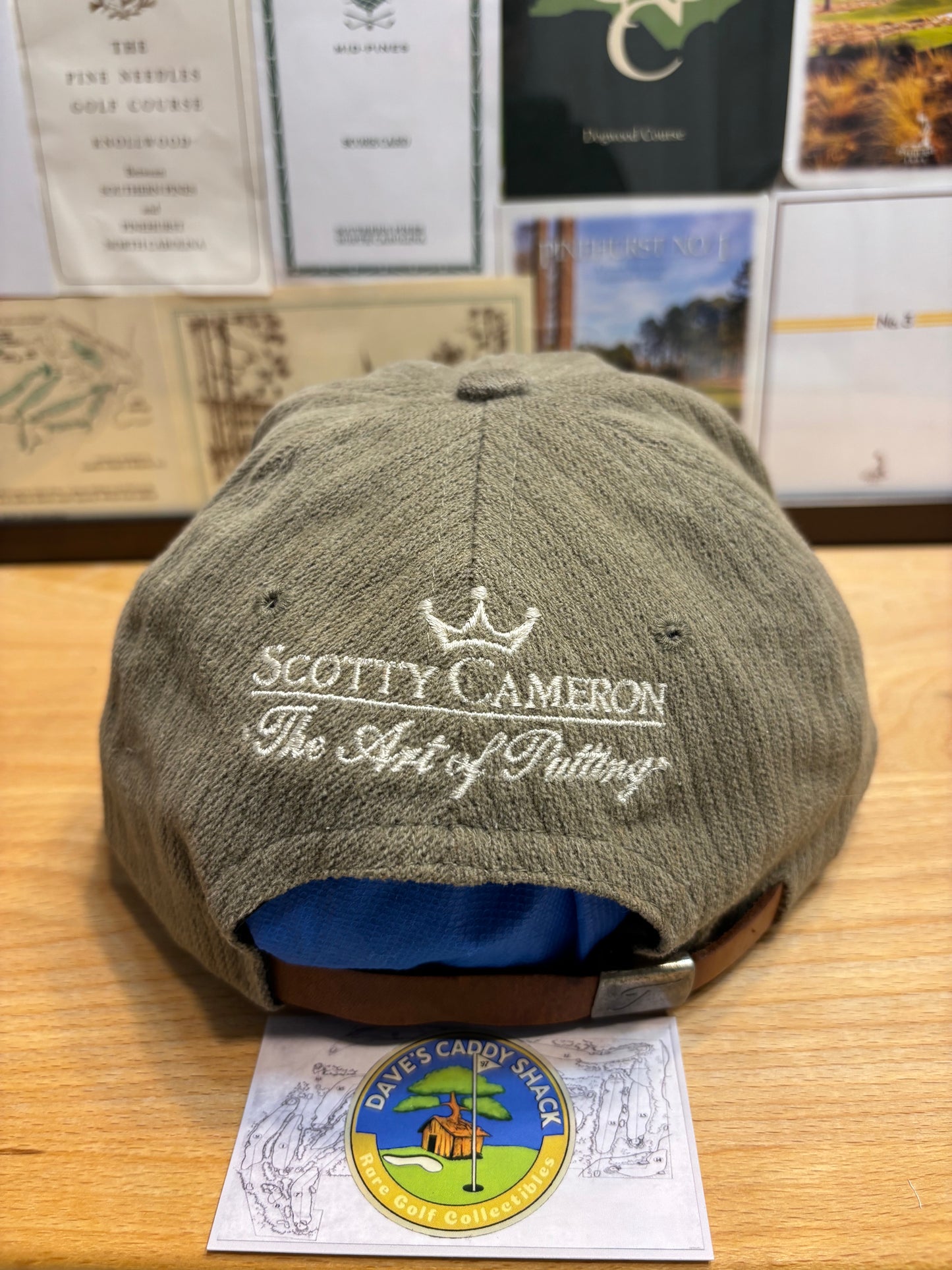 1990s Vintage Titleist Scotty Cameron The Art of Putting Script Hat Green