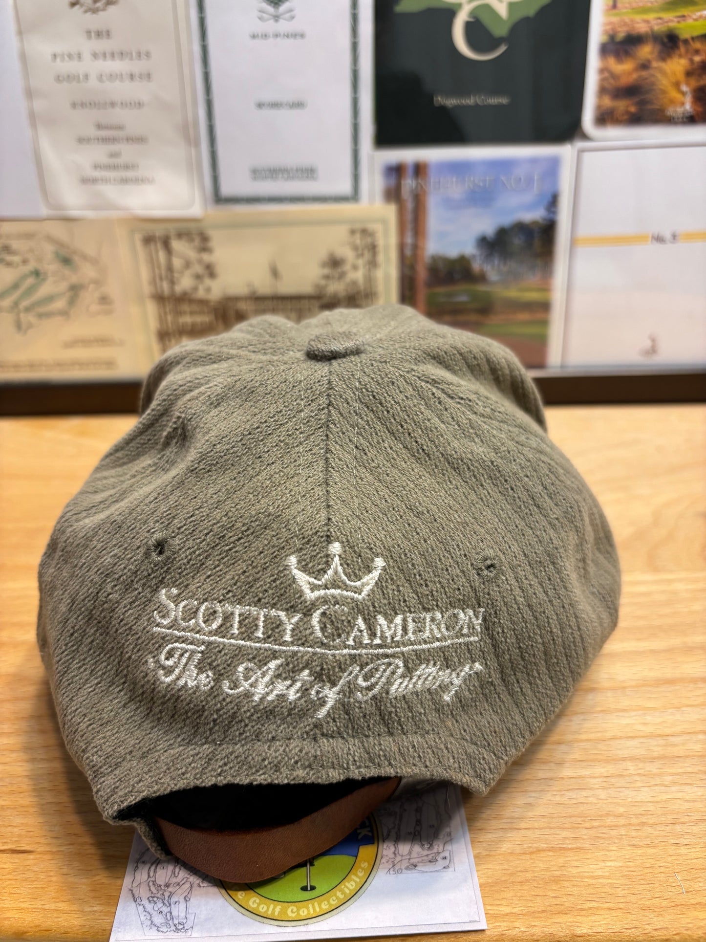 1990s Vintage Titleist Scotty Cameron The Art of Putting Script Hat Green