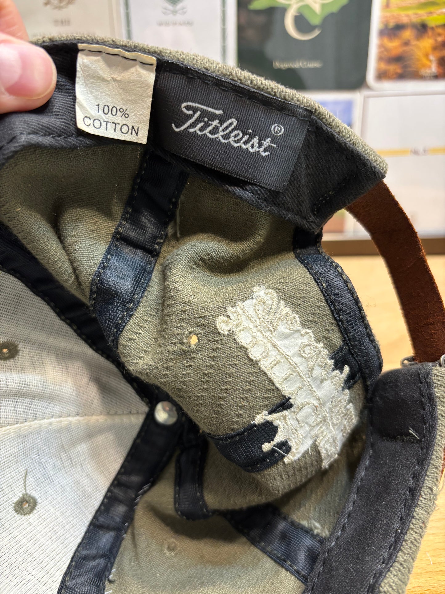 1990s Vintage Titleist Scotty Cameron The Art of Putting Script Hat Green