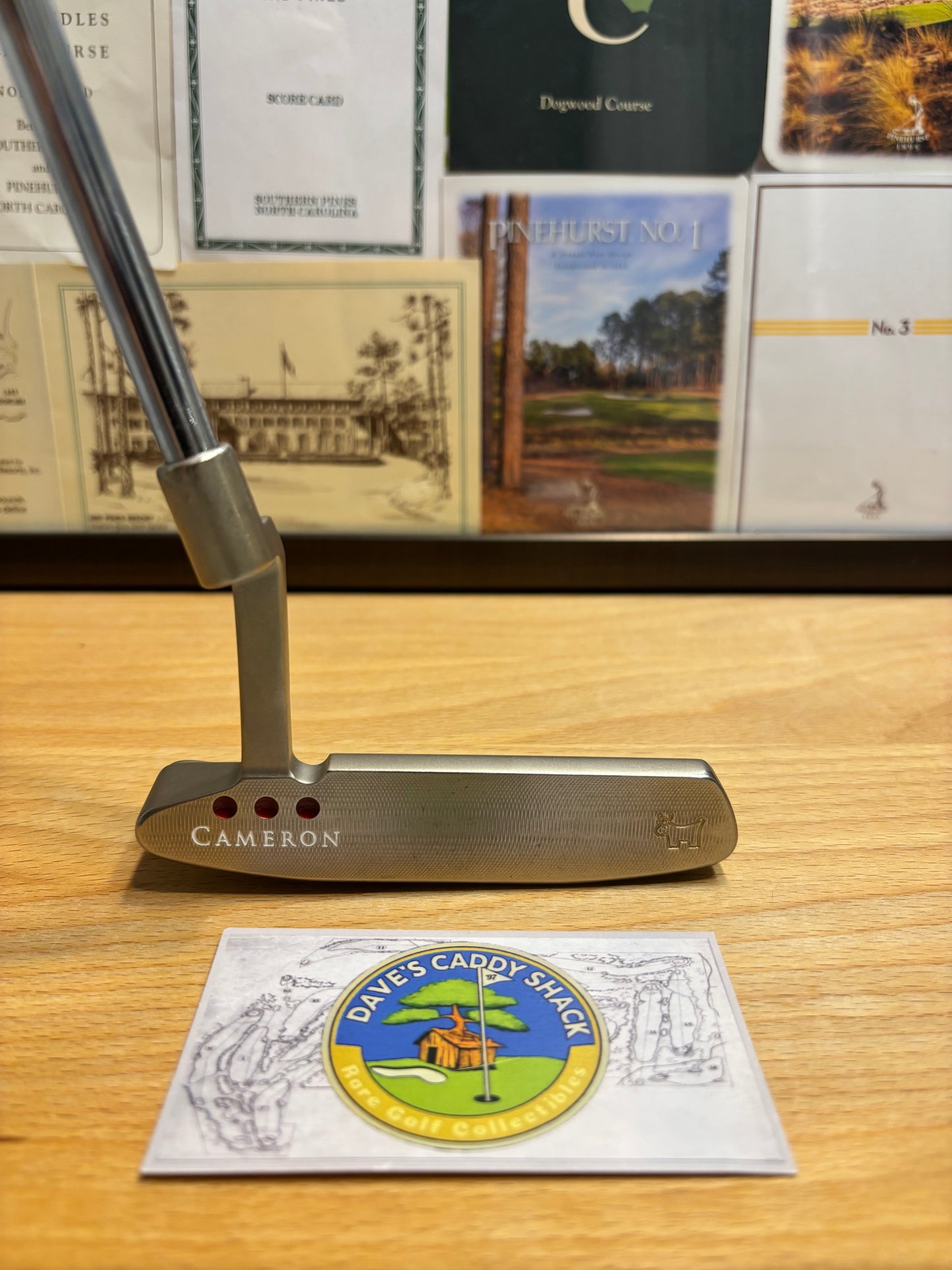 2002 Scotty Cameron Pro Platinum Custom Shop Junk Yard Dog Stamp Putter Left Hand
