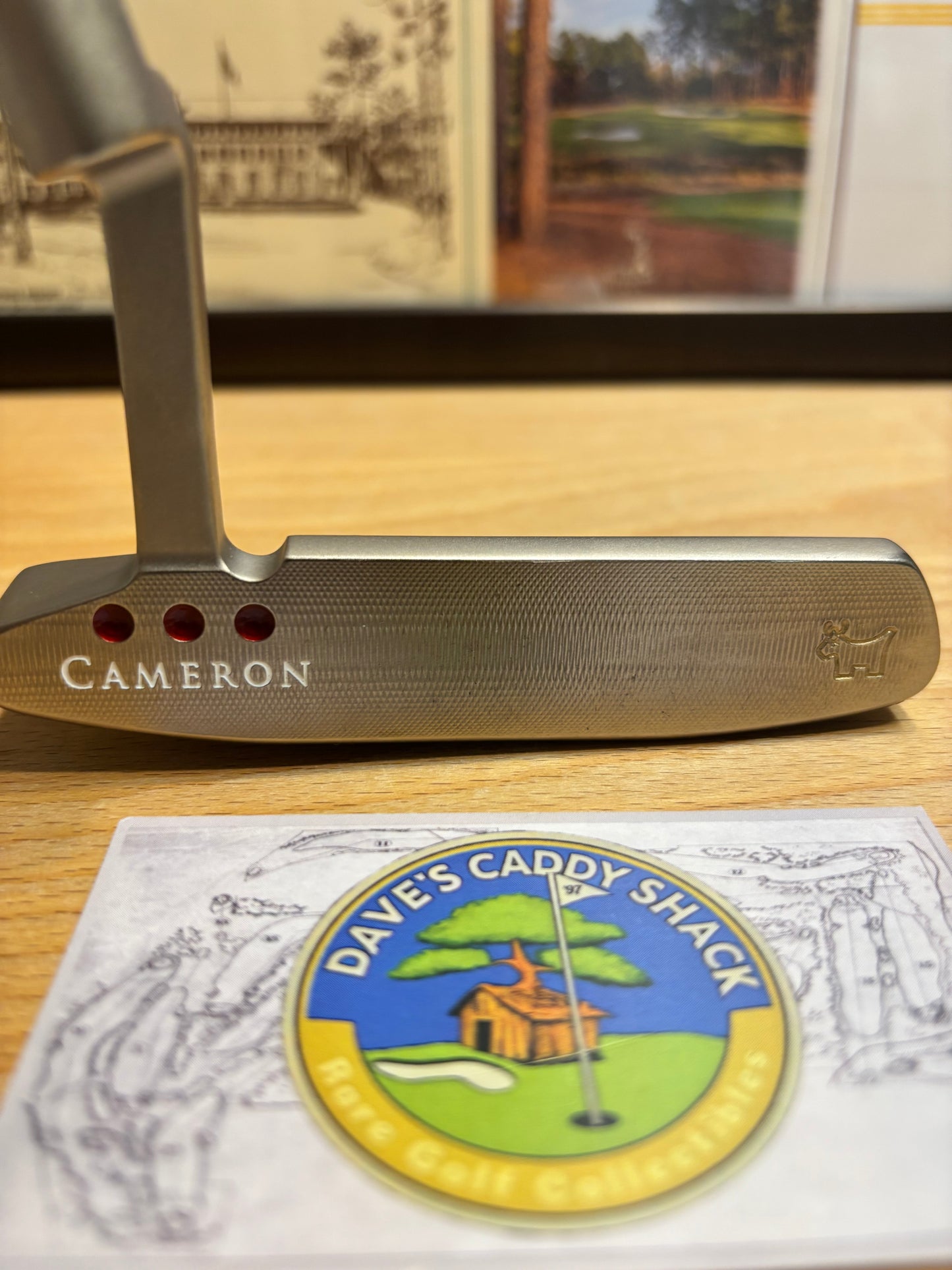2002 Scotty Cameron Pro Platinum Custom Shop Junk Yard Dog Stamp Putter Left Hand
