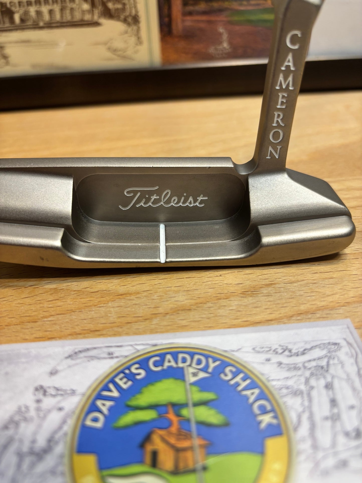 2002 Scotty Cameron Pro Platinum Custom Shop Junk Yard Dog Stamp Putter Left Hand