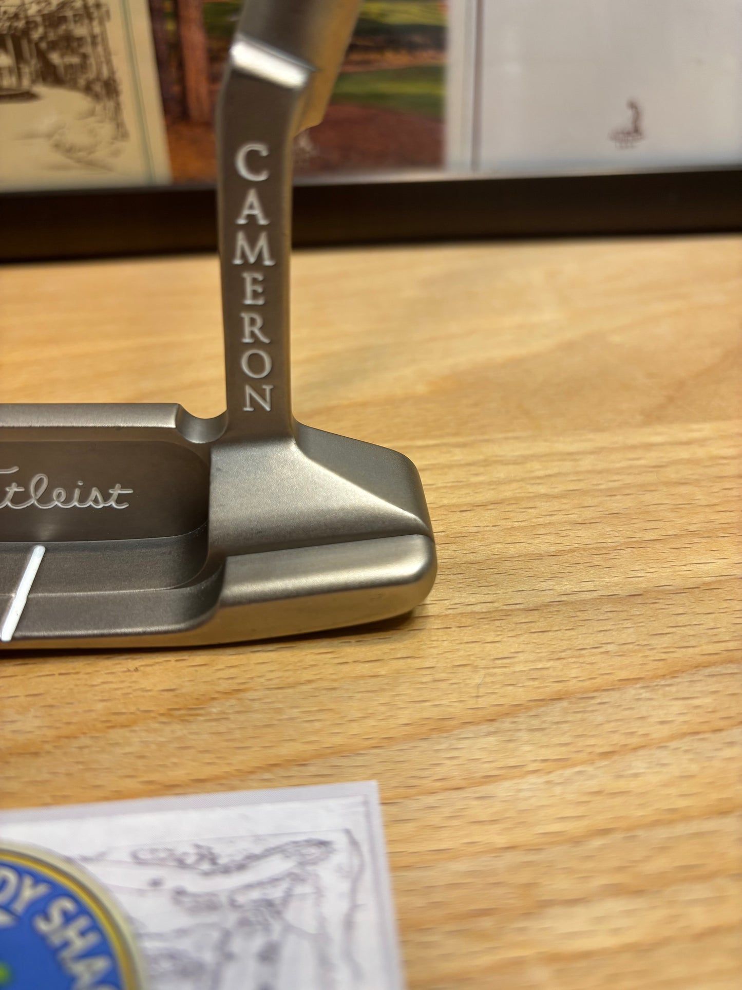 2002 Scotty Cameron Pro Platinum Custom Shop Junk Yard Dog Stamp Putter Left Hand