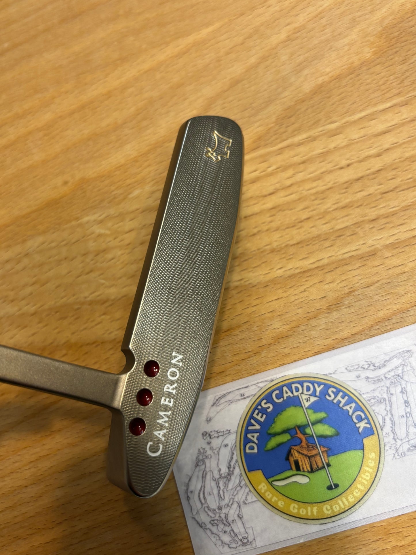 2002 Scotty Cameron Pro Platinum Custom Shop Junk Yard Dog Stamp Putter Left Hand