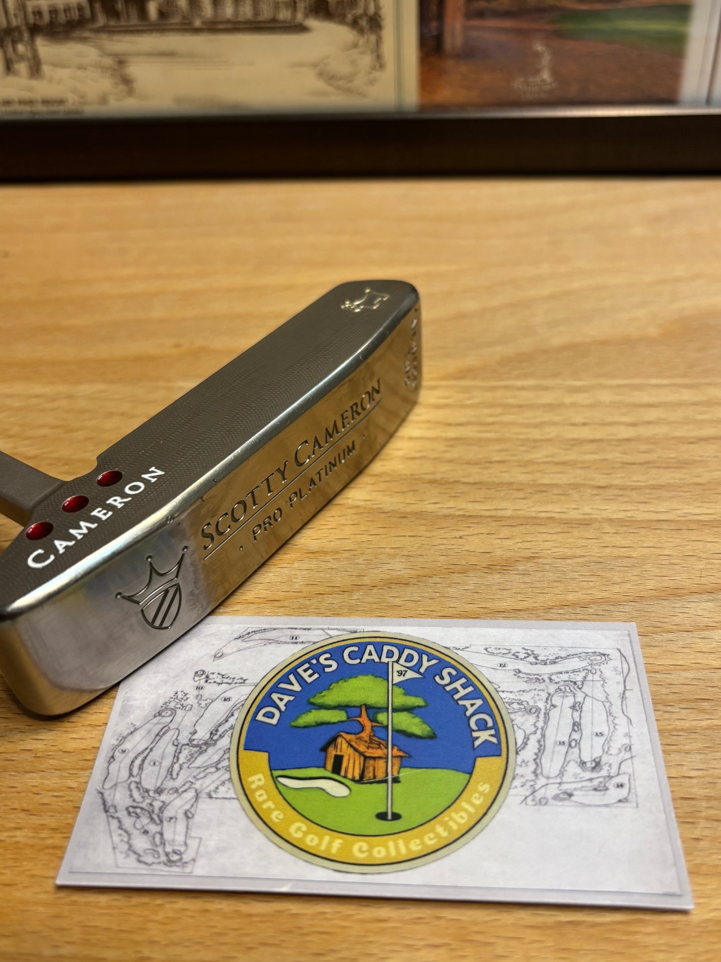 2002 Scotty Cameron Pro Platinum Custom Shop Junk Yard Dog Stamp Putter Left Hand