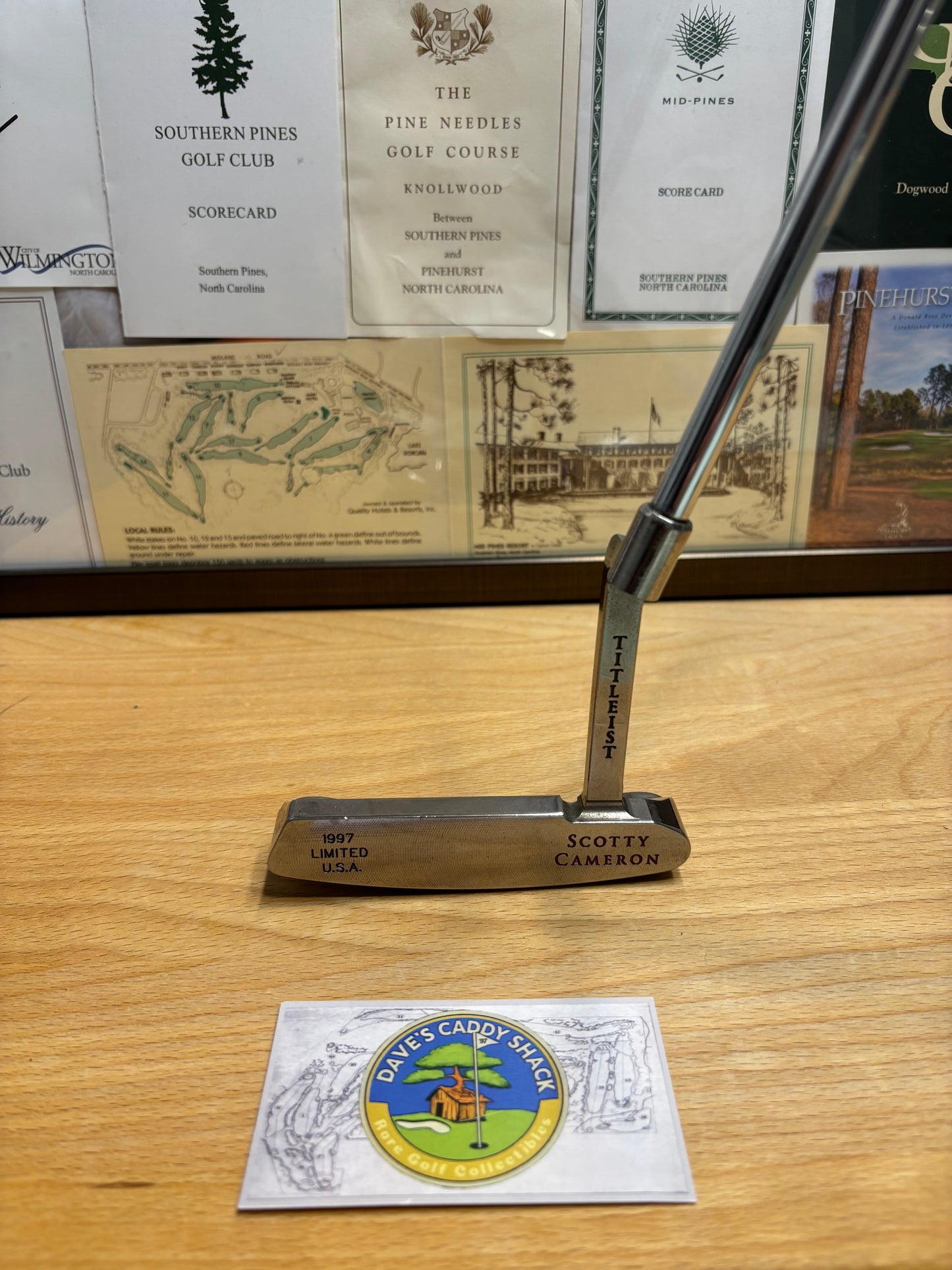 1997 Scotty Cameron Project CLN Newport Long Neck Prototype #2 Putter Right Hand
