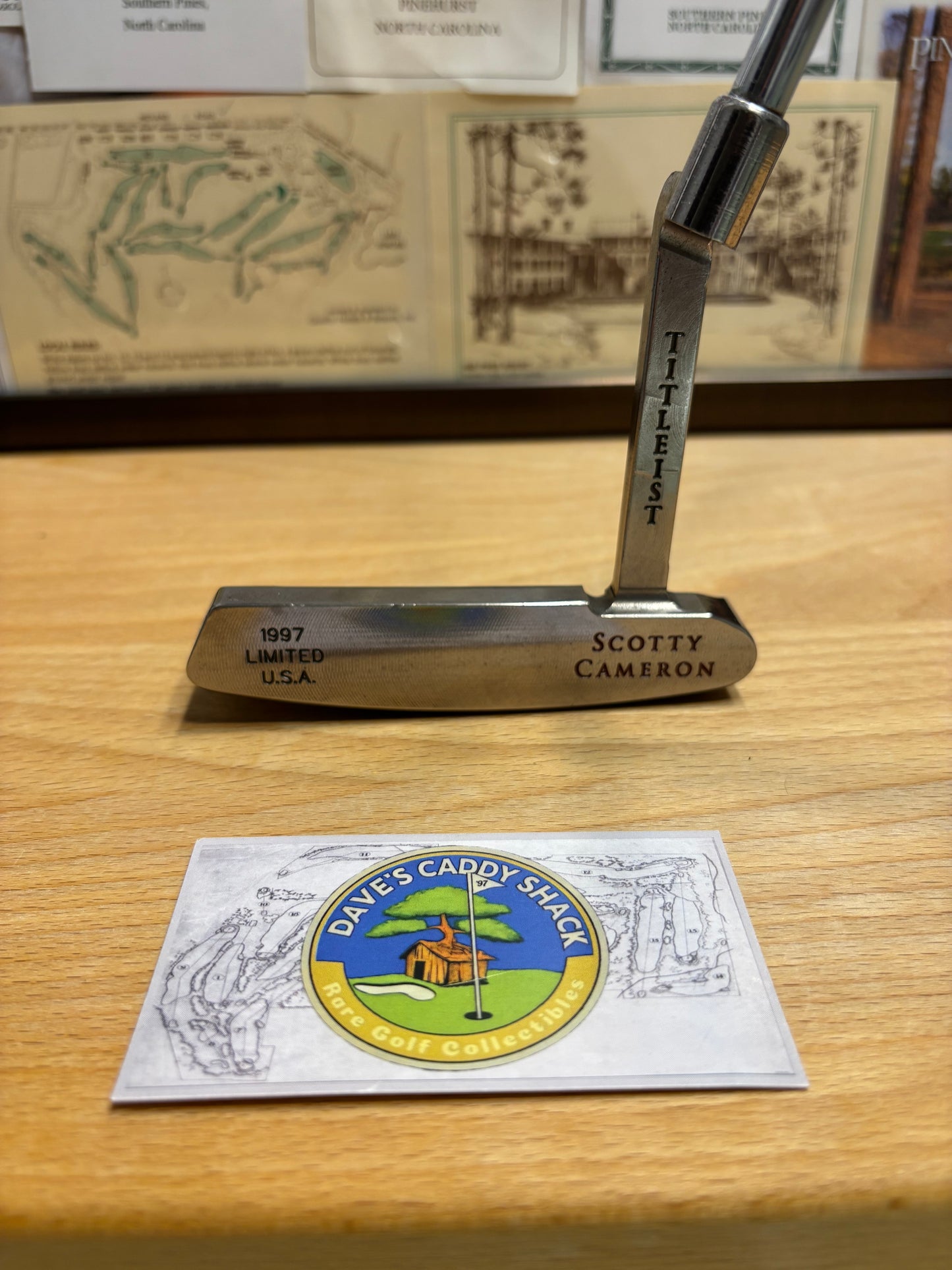 1997 Scotty Cameron Project CLN Newport Long Neck Prototype #2 Putter Right Hand