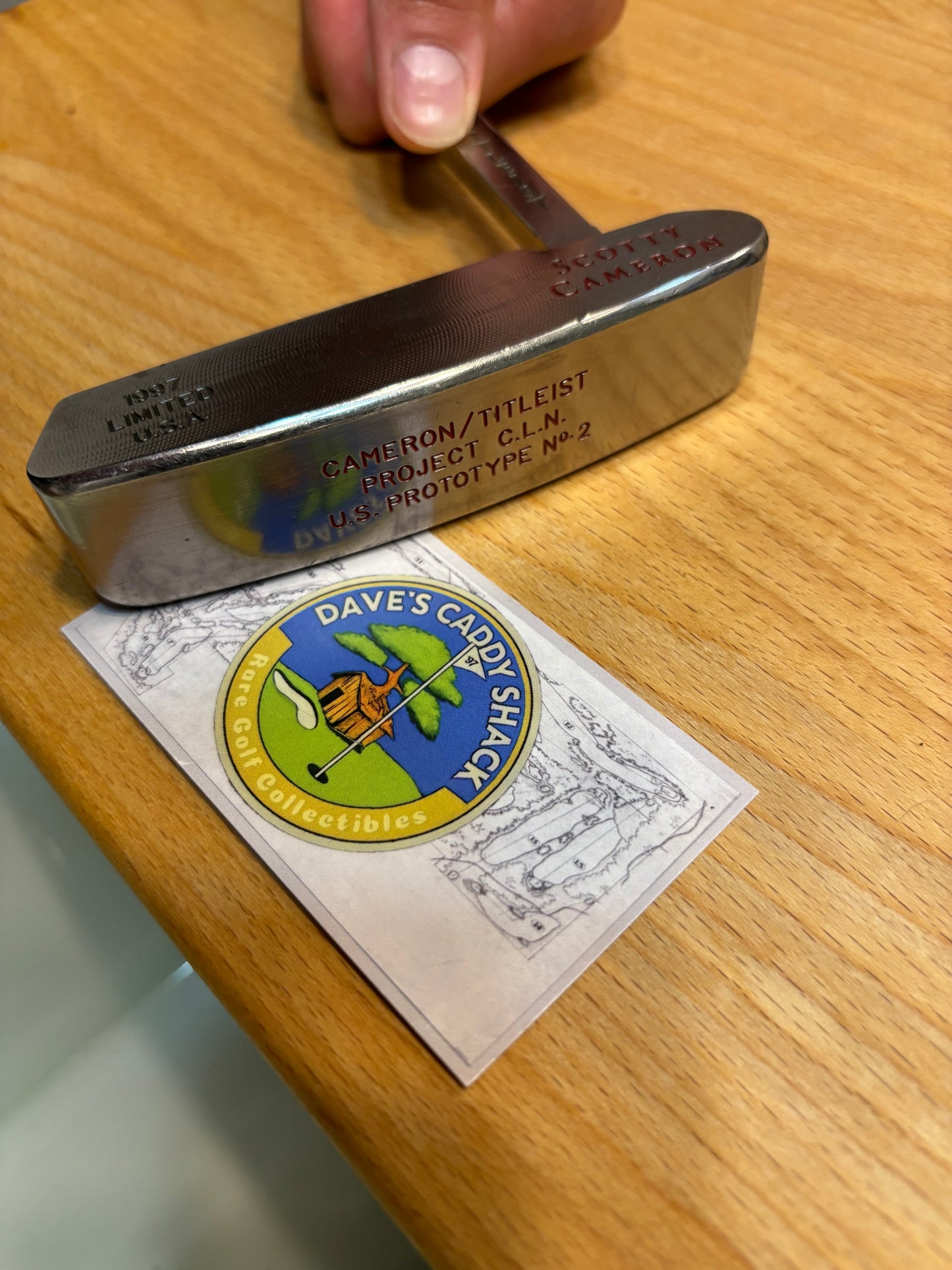 1997 Scotty Cameron Project CLN Newport Long Neck Prototype #2 Putter Right Hand