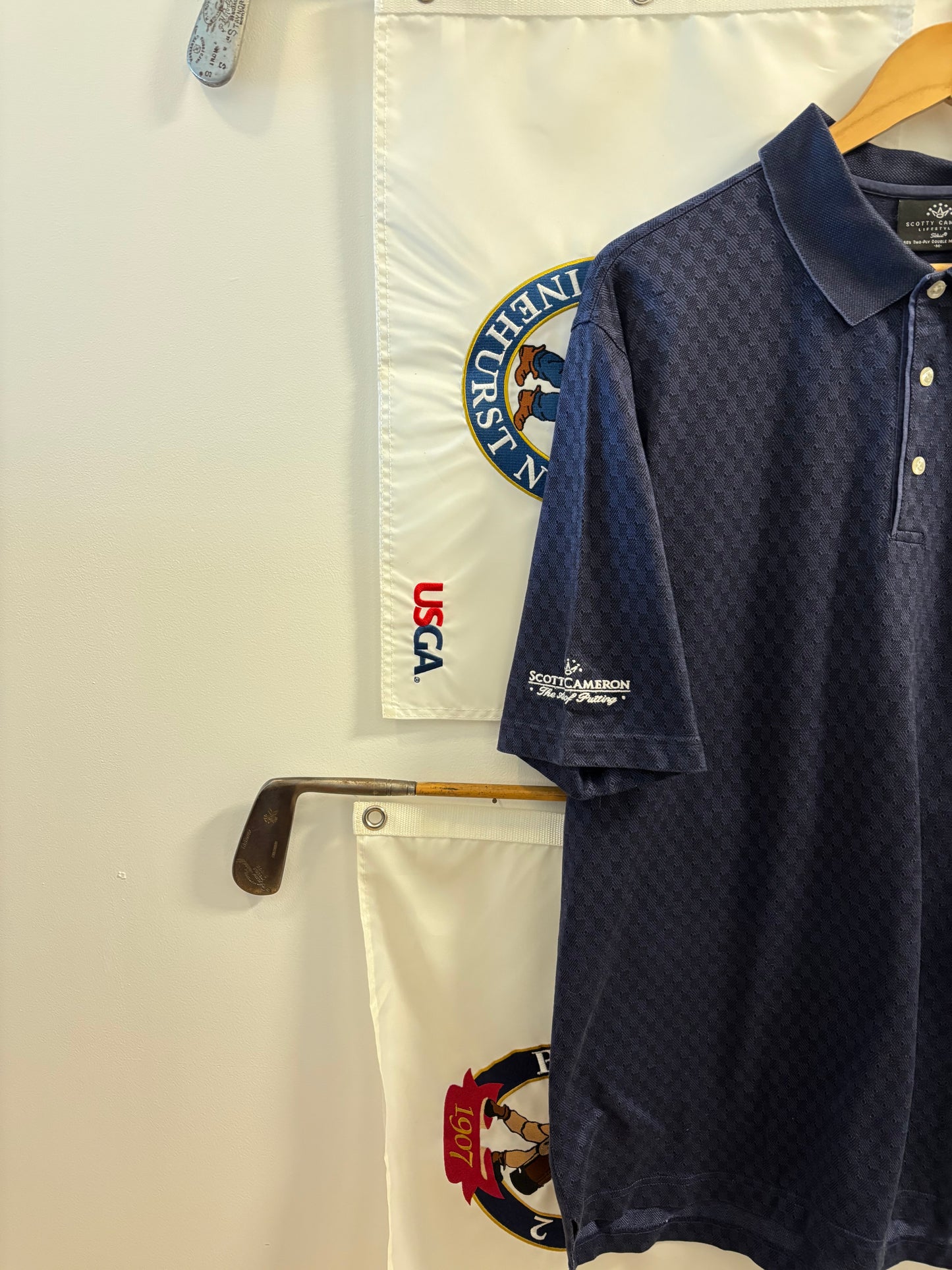 2000s Scotty Cameron Futura/Checkered Polo Shirt