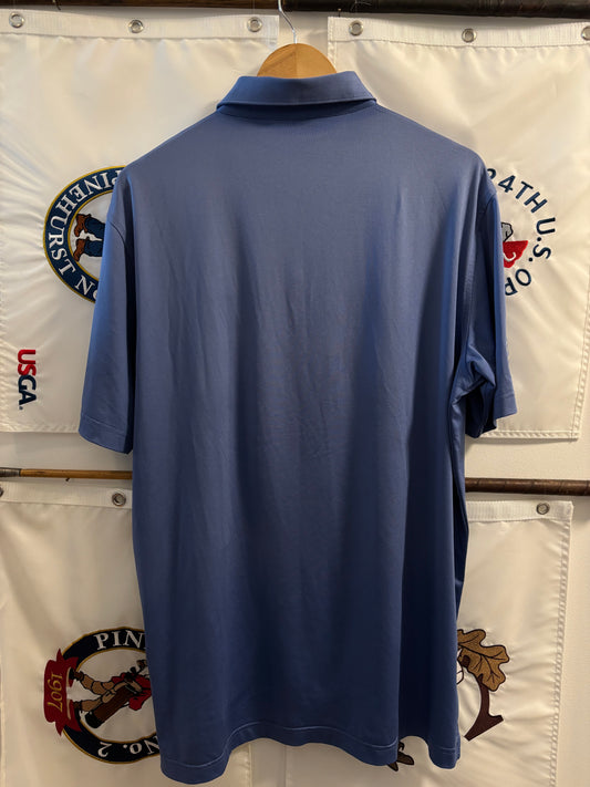 2010s Scotty Cameron Peter Millar Scotty Dog Polo Shirt Blue/Yellow