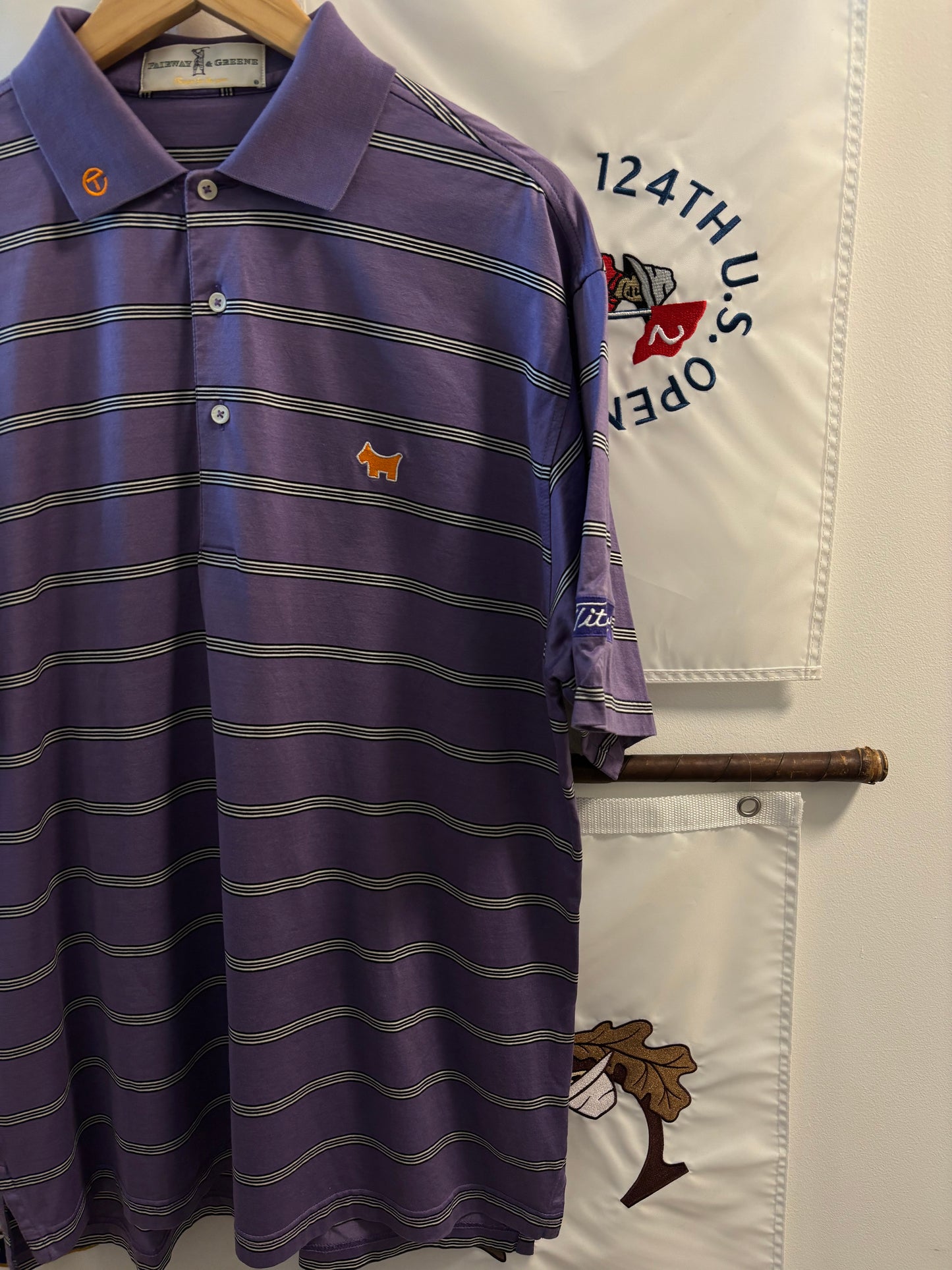 2000s Scotty Cameron Fairway & Green Striped Polo Shirt