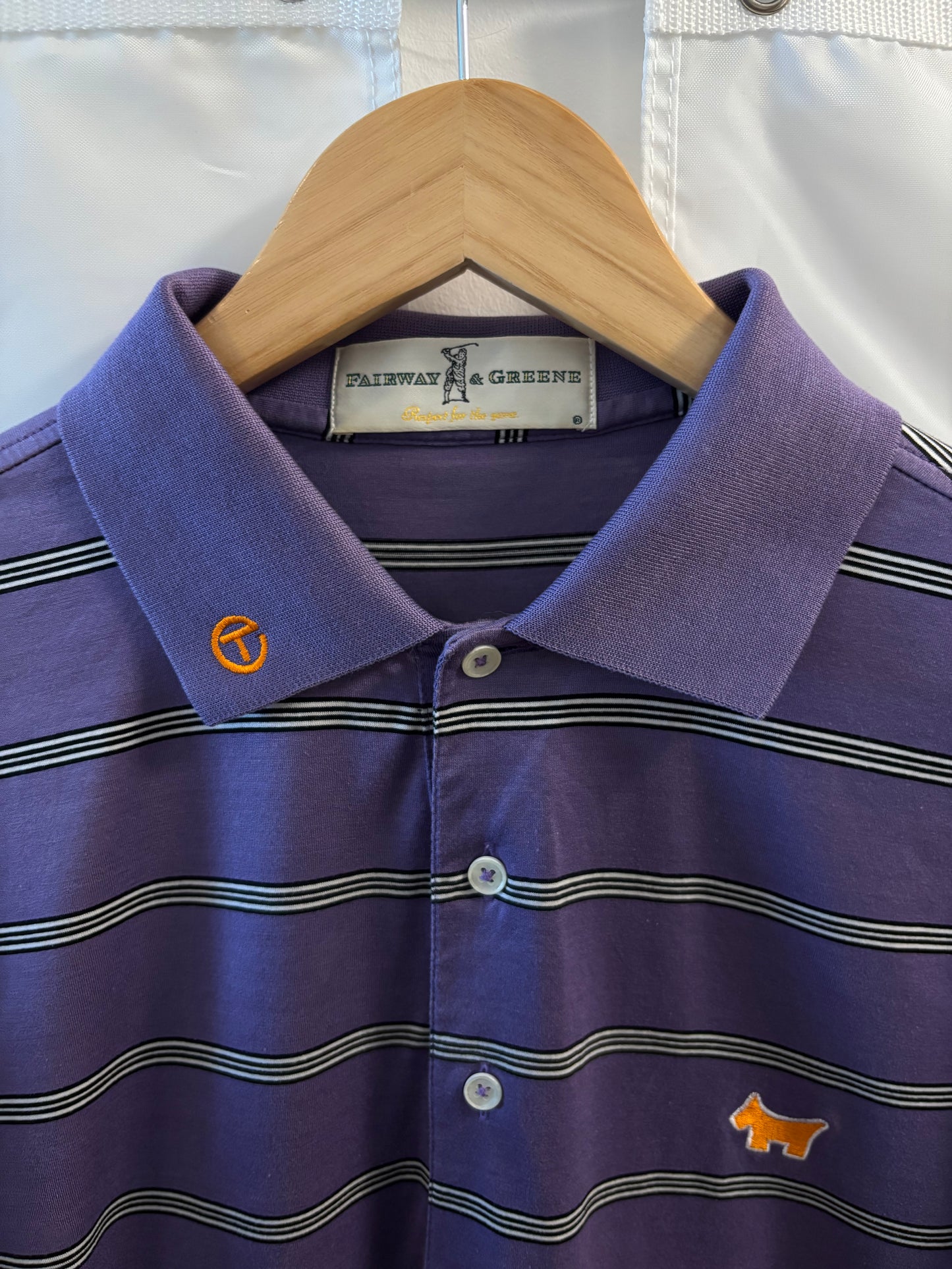 2000s Scotty Cameron Fairway & Green Striped Polo Shirt