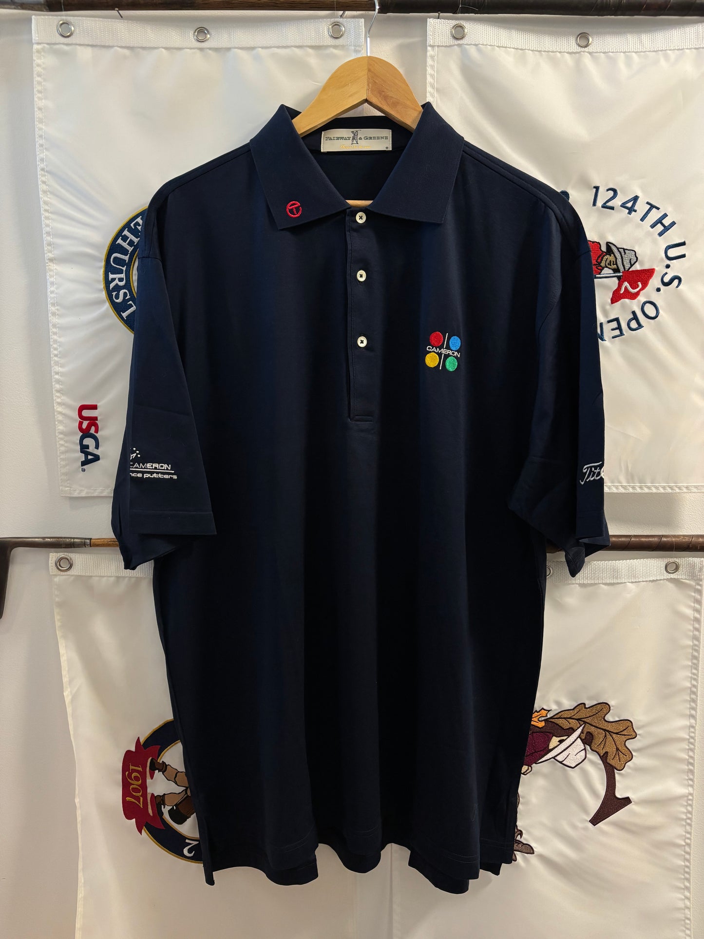 2006 Scotty Cameron Fairway & Green Studio Design Polo Shirt Navy