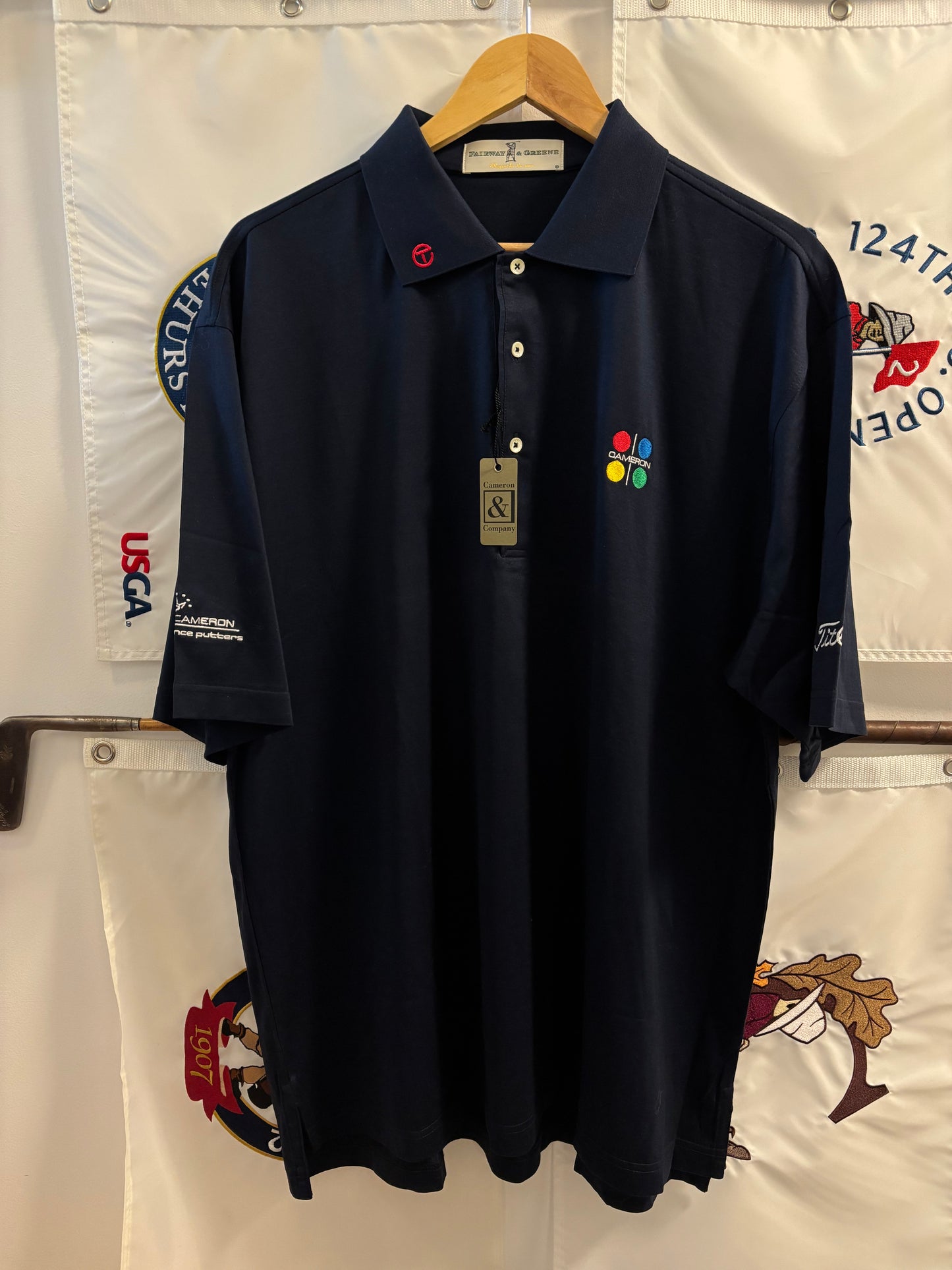 2006 Scotty Cameron Fairway & Green Studio Design Polo Shirt Navy