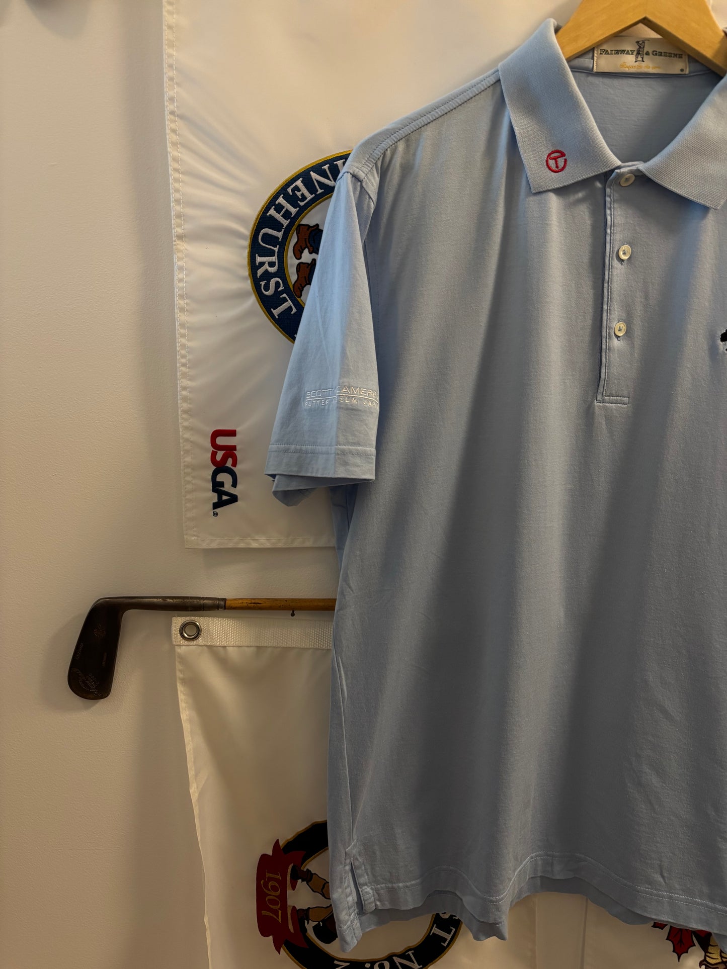 2000s Scotty Cameron Fairway & Green Japan Museum Scotty Dog Polo Shirt