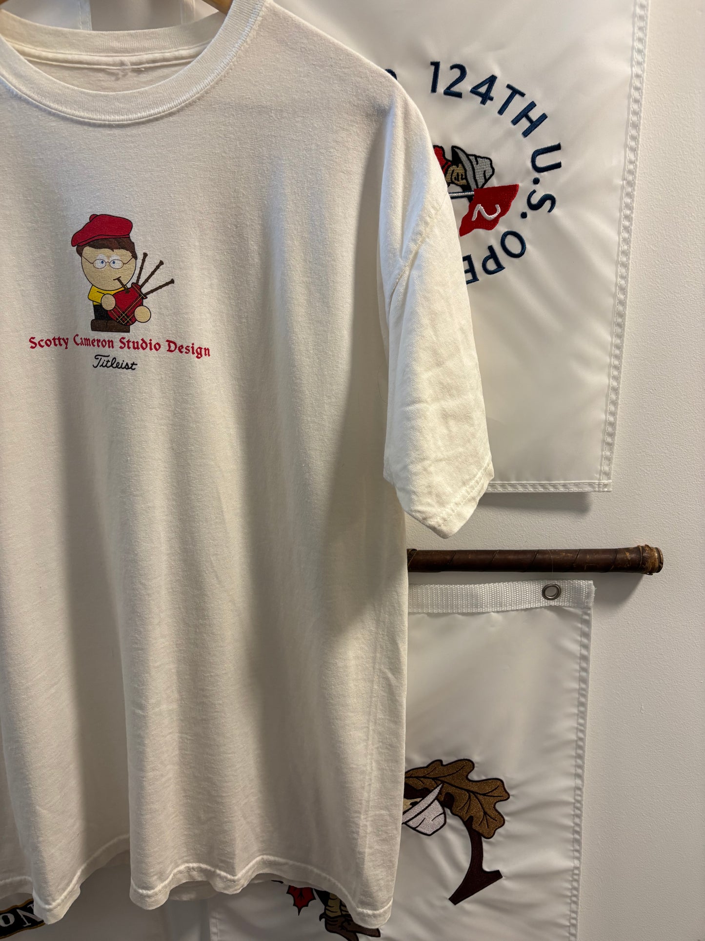 2007 Scotty Cameron British Open Carnoustie Golf/Bag Pipes T Shirt