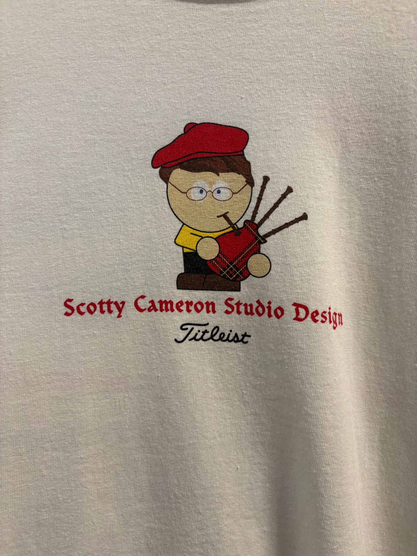 2007 Scotty Cameron British Open Carnoustie Golf/Bag Pipes T Shirt