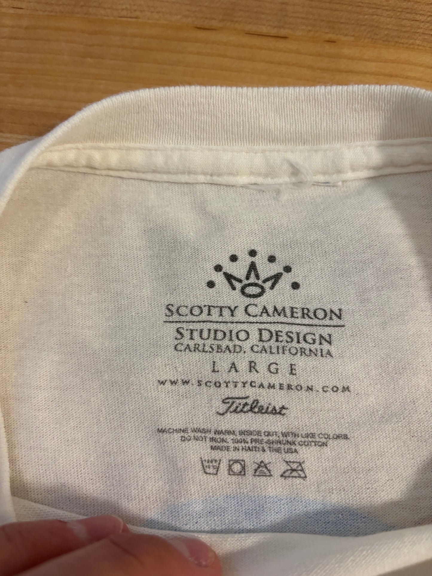 2007 Scotty Cameron British Open Carnoustie Golf/Bag Pipes T Shirt