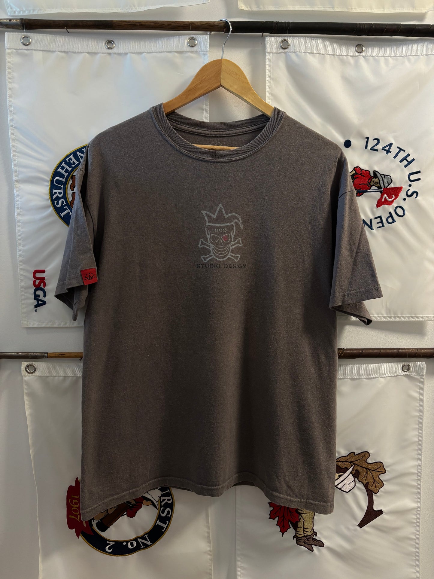 2020s Scotty Cameron Jester Skull Logo Gray T Shirt