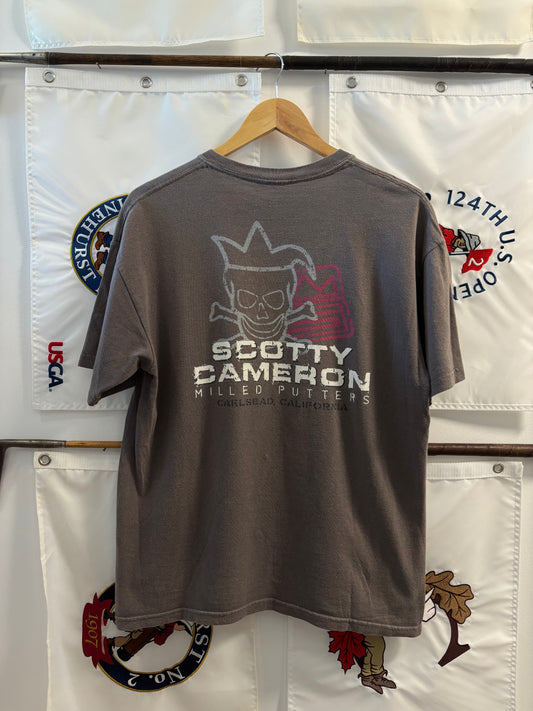 2020s Scotty Cameron Jester Skull Logo Gray T Shirt