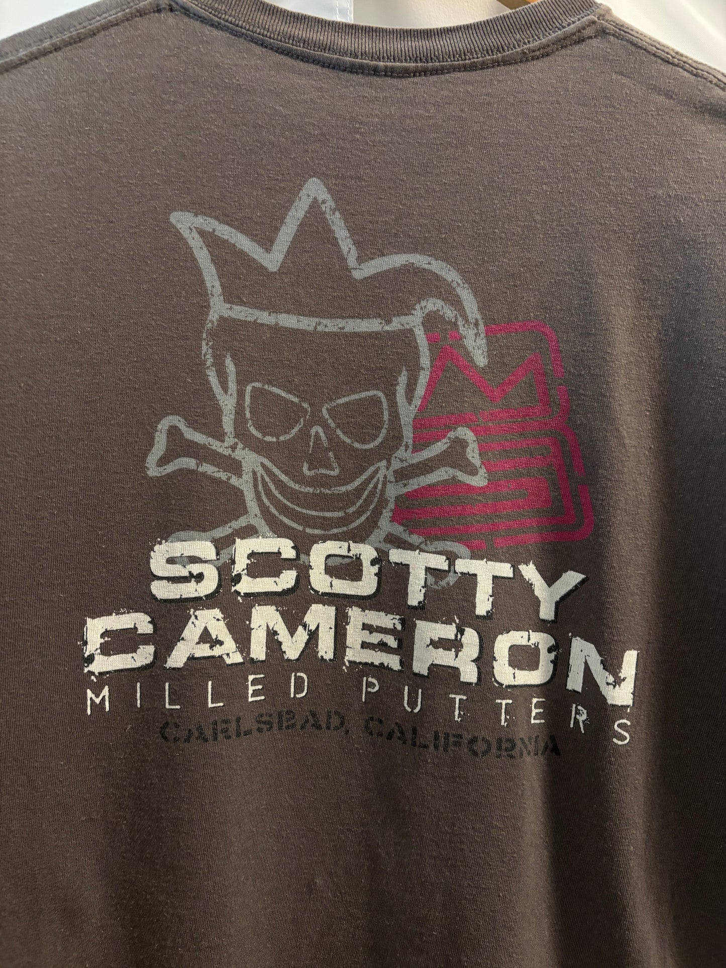 2020s Scotty Cameron Jester Skull Logo Gray T Shirt