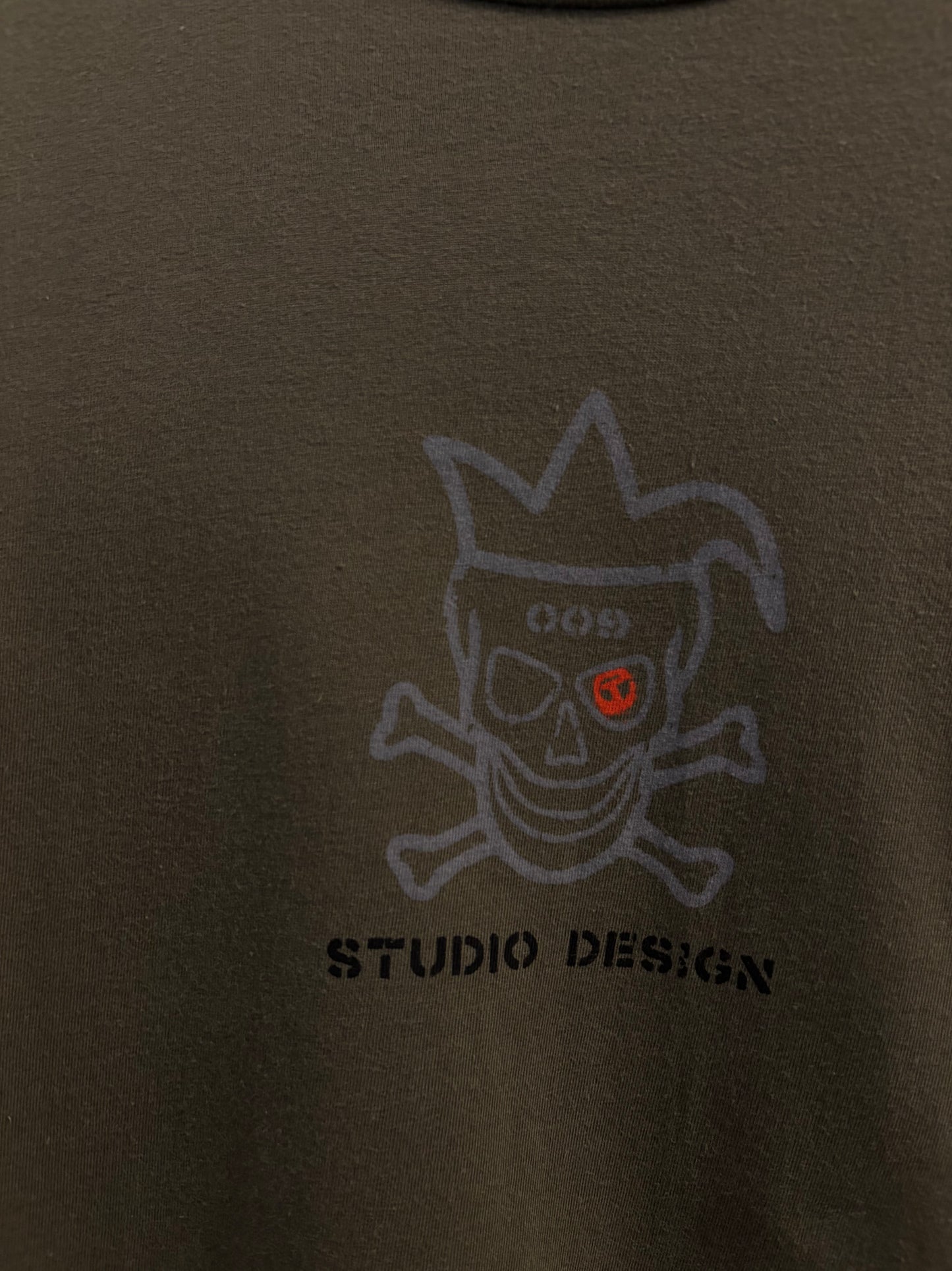 2020s Scotty Cameron Jester Skull Logo Olive T Shirt