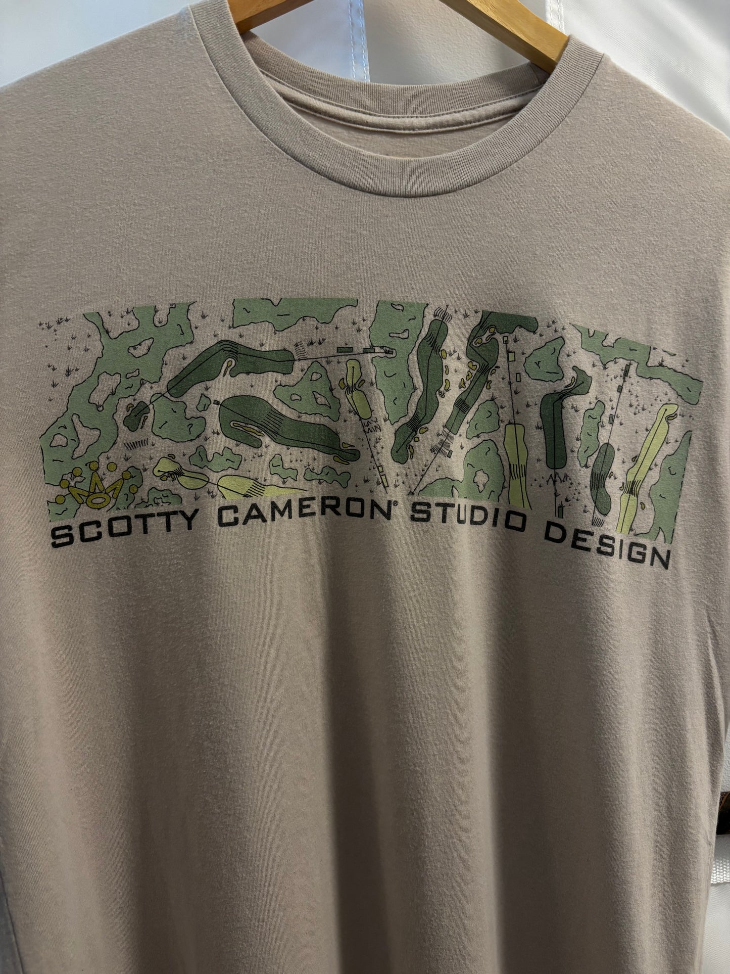 2020s Scotty Cameron Augusta Course Blueprint T Shirt
