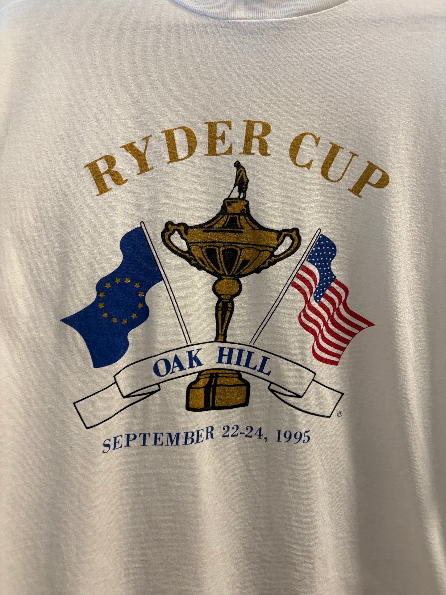 1995 Vintage Ryder Cup Oak Hill T Shirt