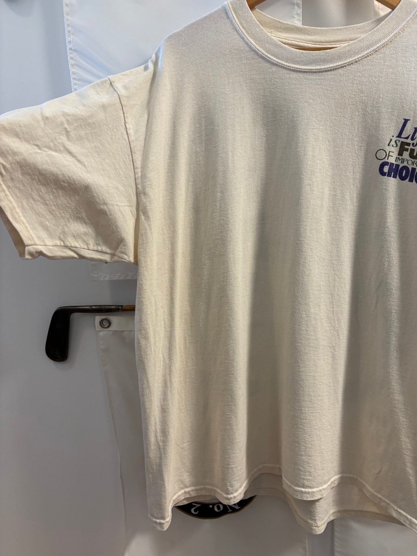 1996 Vintage Life is Full of Important Choices Golf Courses T Shirt