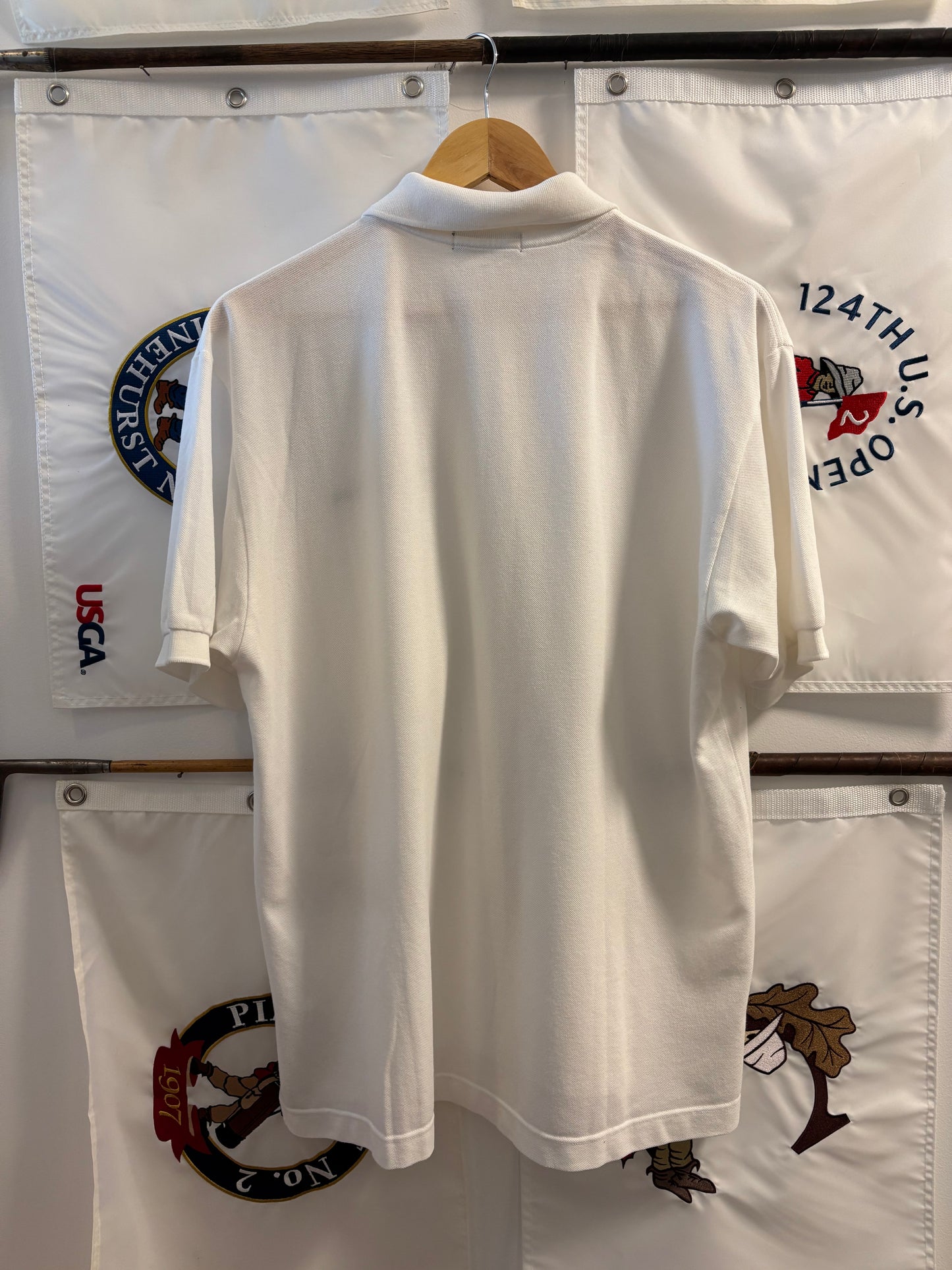 1990s Vintage Taylormade Script Logo Polo White