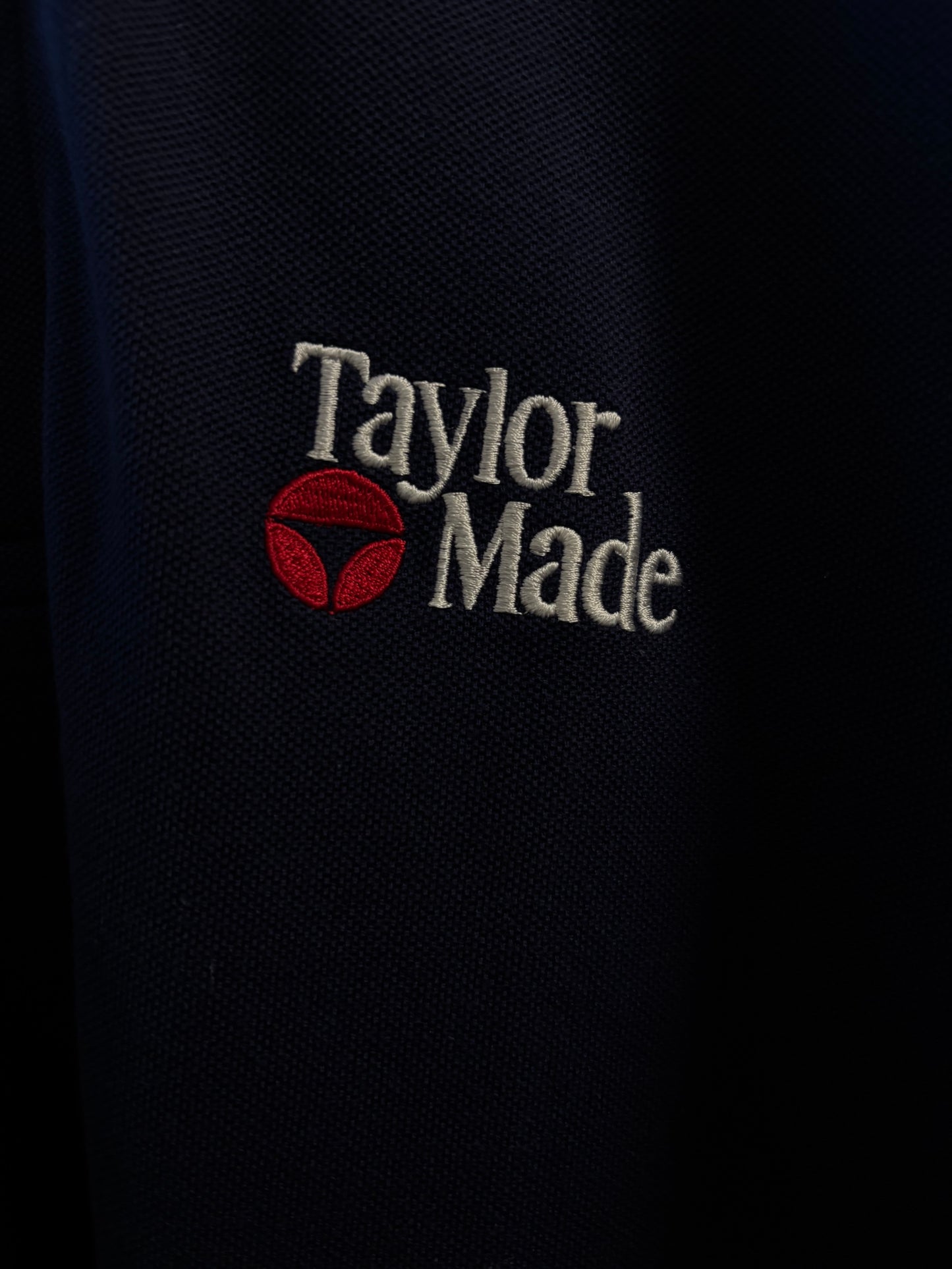 1990s Vintage Taylormade Classic Logo Polo Navy